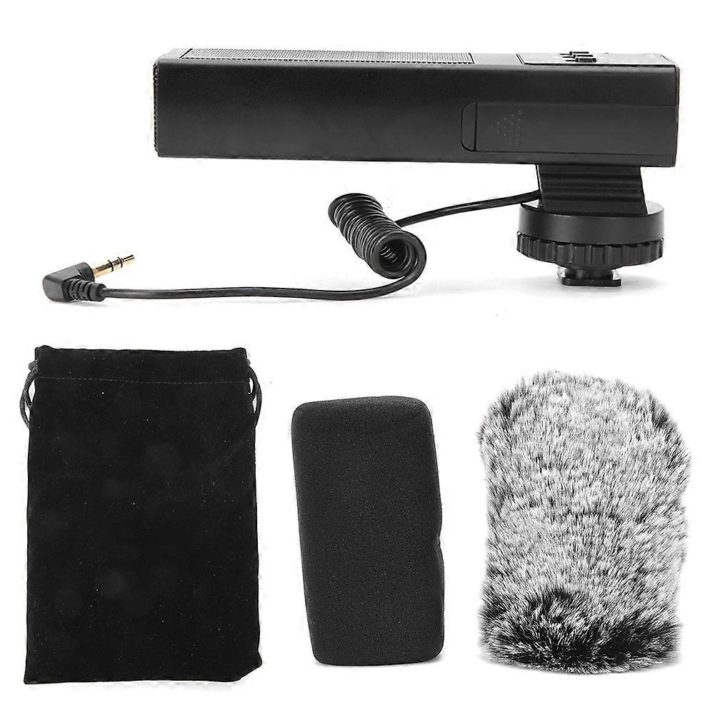 MIC-02 Professional Photography Camera External Condenser Microphone for Live Broadcast Interview Vlog