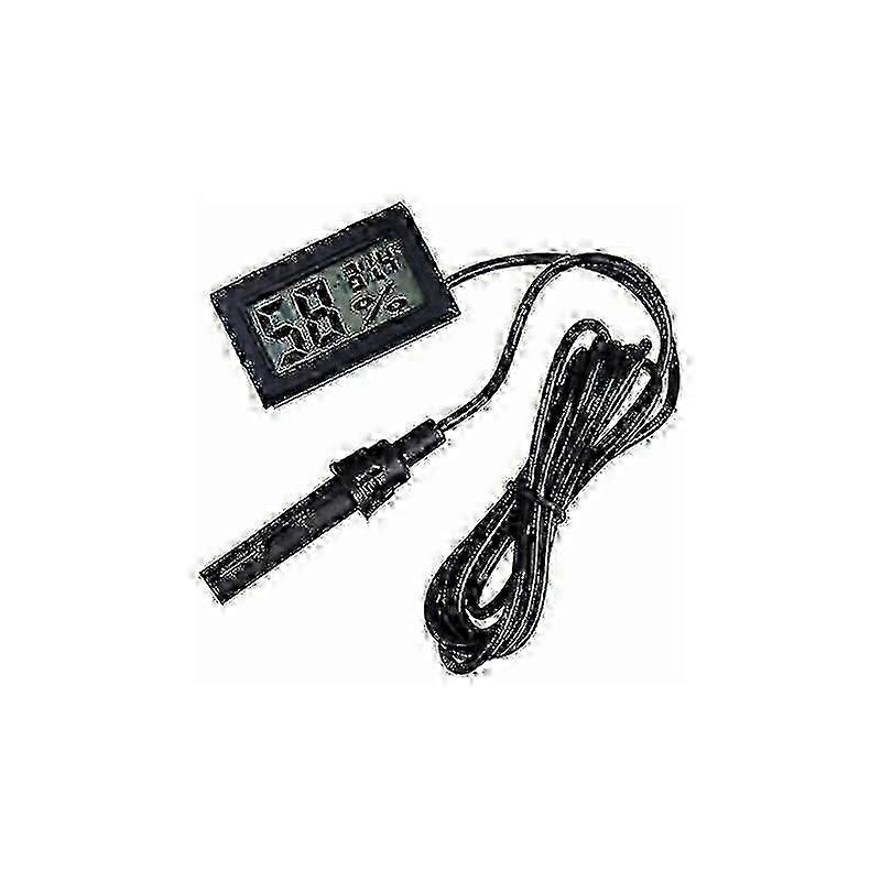 2025 Latest Model 2-in-1 Digital LCD Hygrometer Thermometer with External Probe
