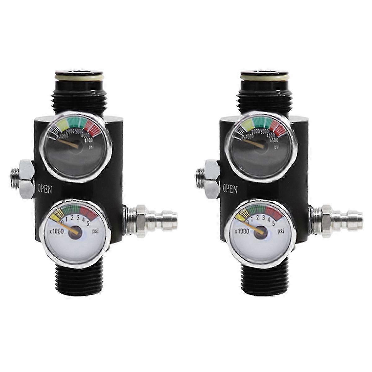 Tryckregulator med dubbla mätare Valvula Reguladora Pneumatic