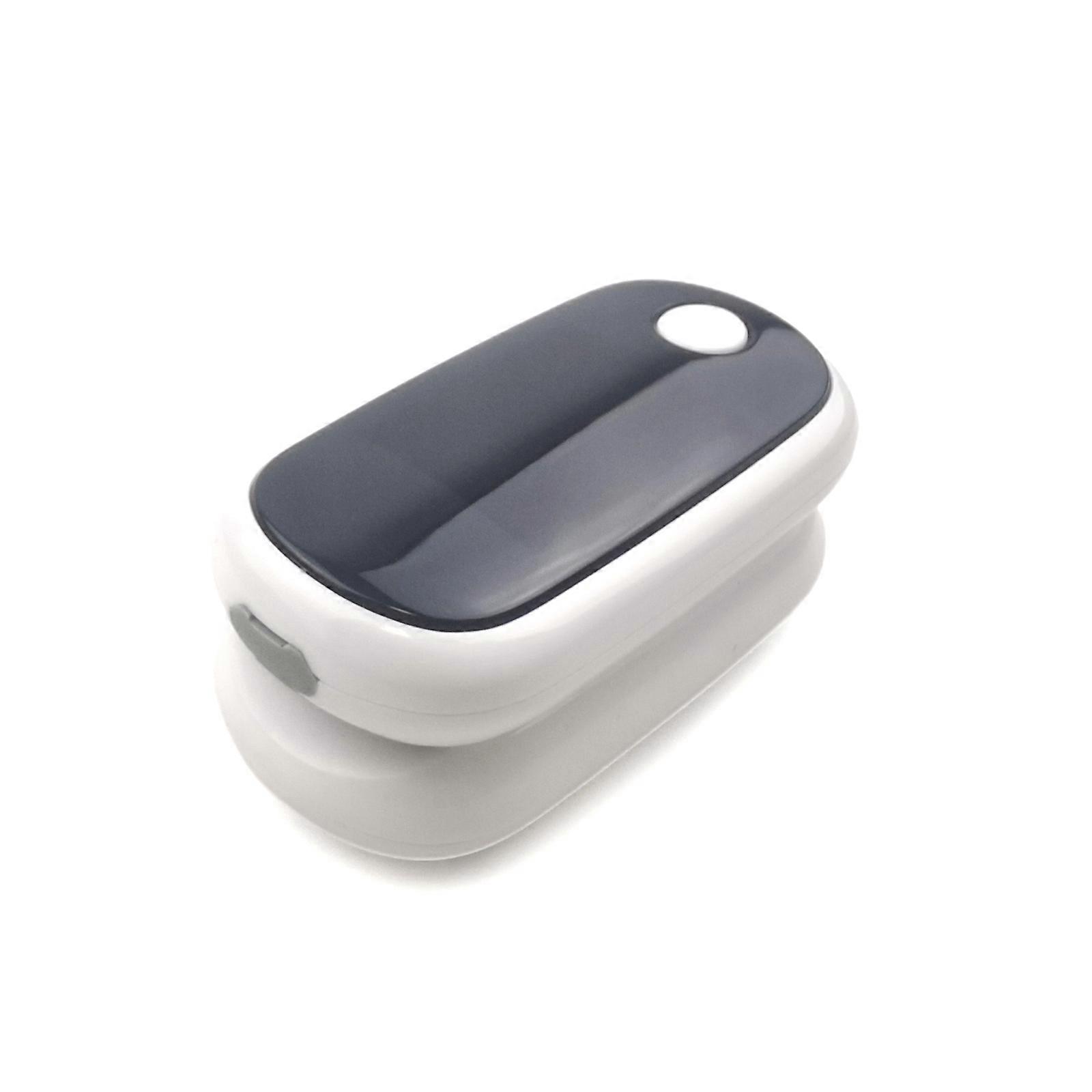 Fingertip Pulse Oximeter PVC Accurate Fast Spo2 Reading Rechargeable Portable Blood Oxygen Monitor for Sports White