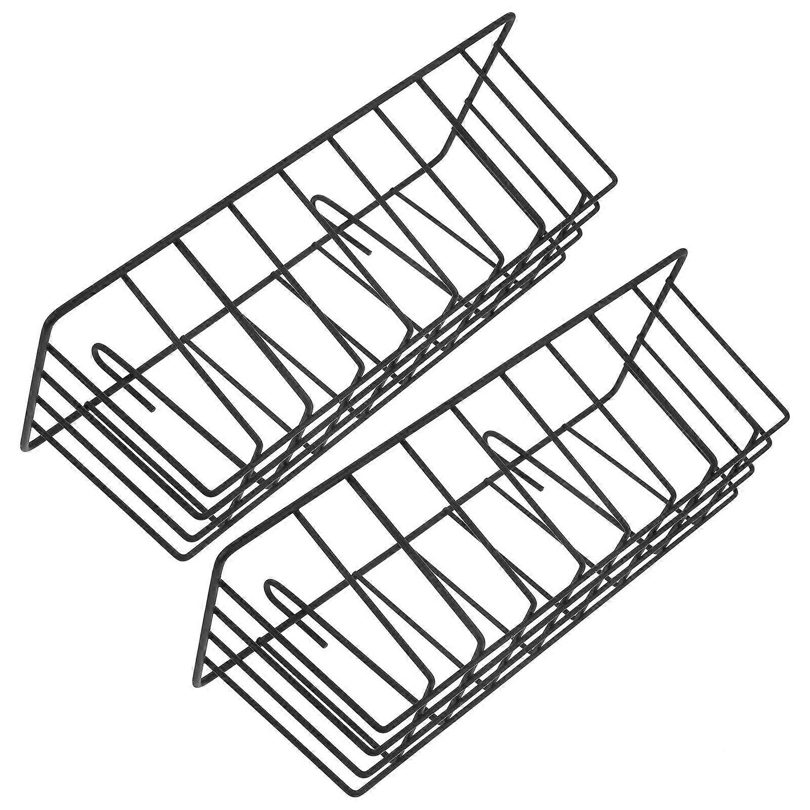 2pcs Hanging Food Storage Racks for Guinea Pigs – Easy Clean Cage Accessory with Efficient Capacity Design to Reduce Waste
