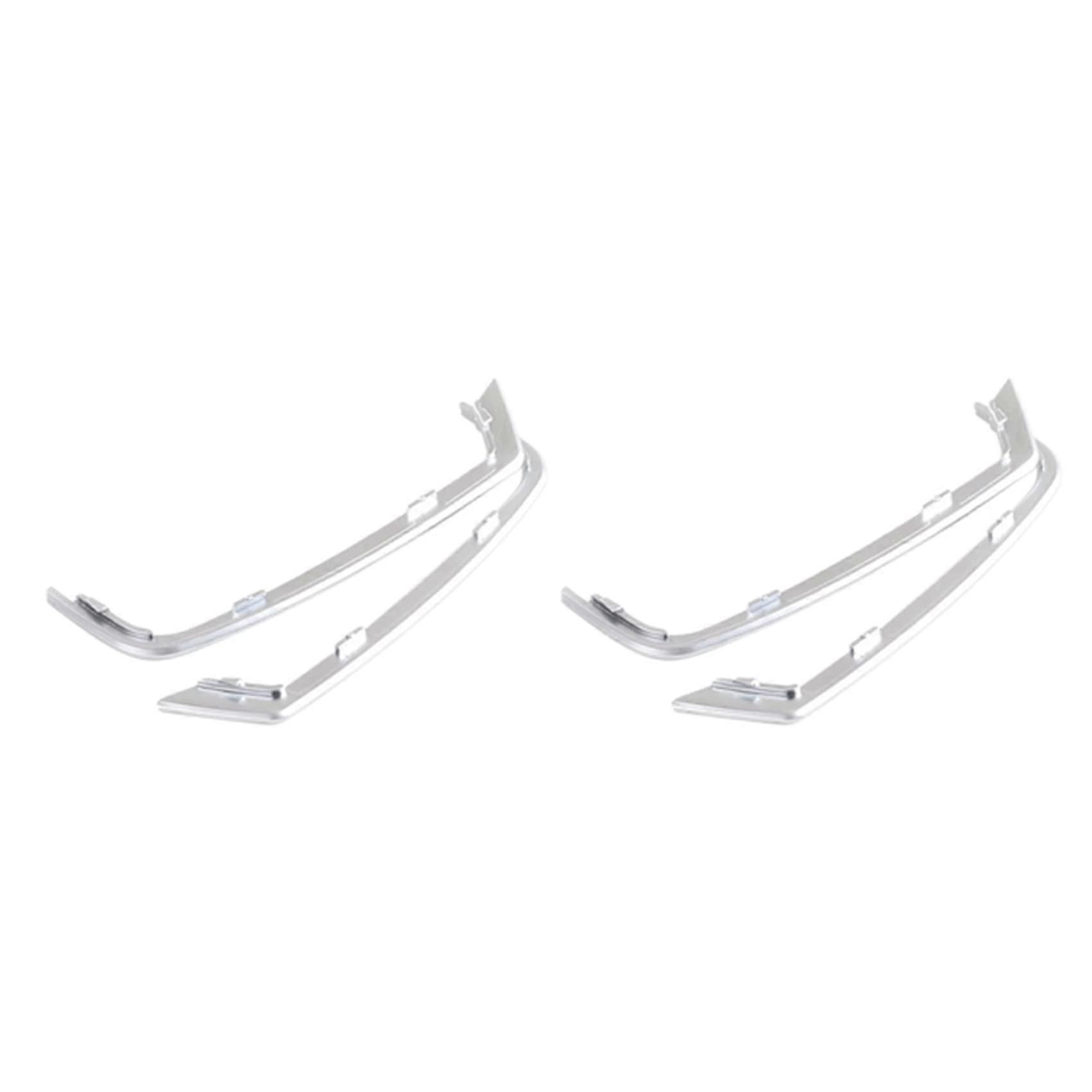 Door Tweeter Stickers for F10 F11 5 Series, 2011-2013, ABS Chrome Door Frame Cover, 4-Piece Set