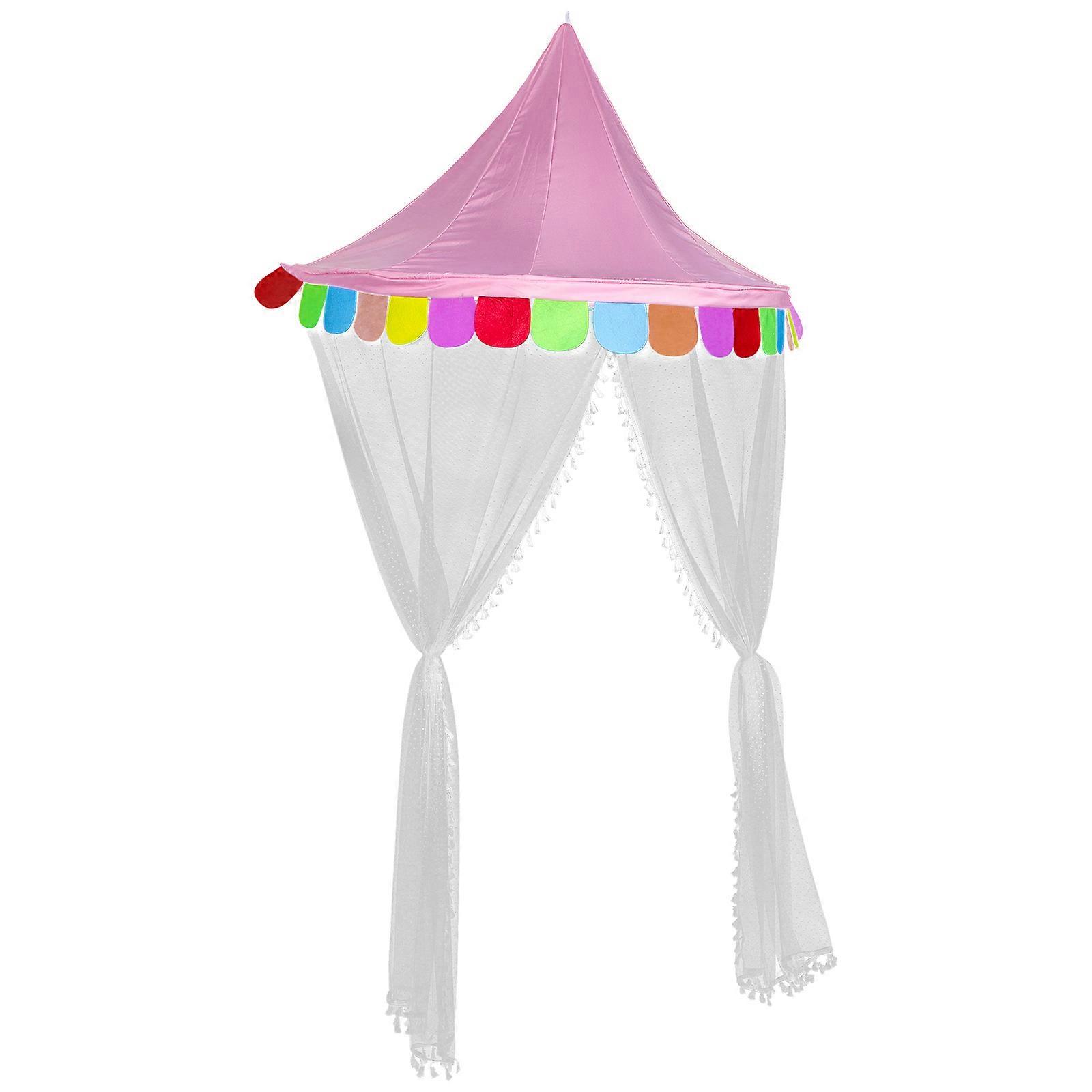 Kid Tents For Inside Lovely Dome Shape Tent Indoor Play Area Pink Cloth Material 130x130cm Reading Corner 1Set