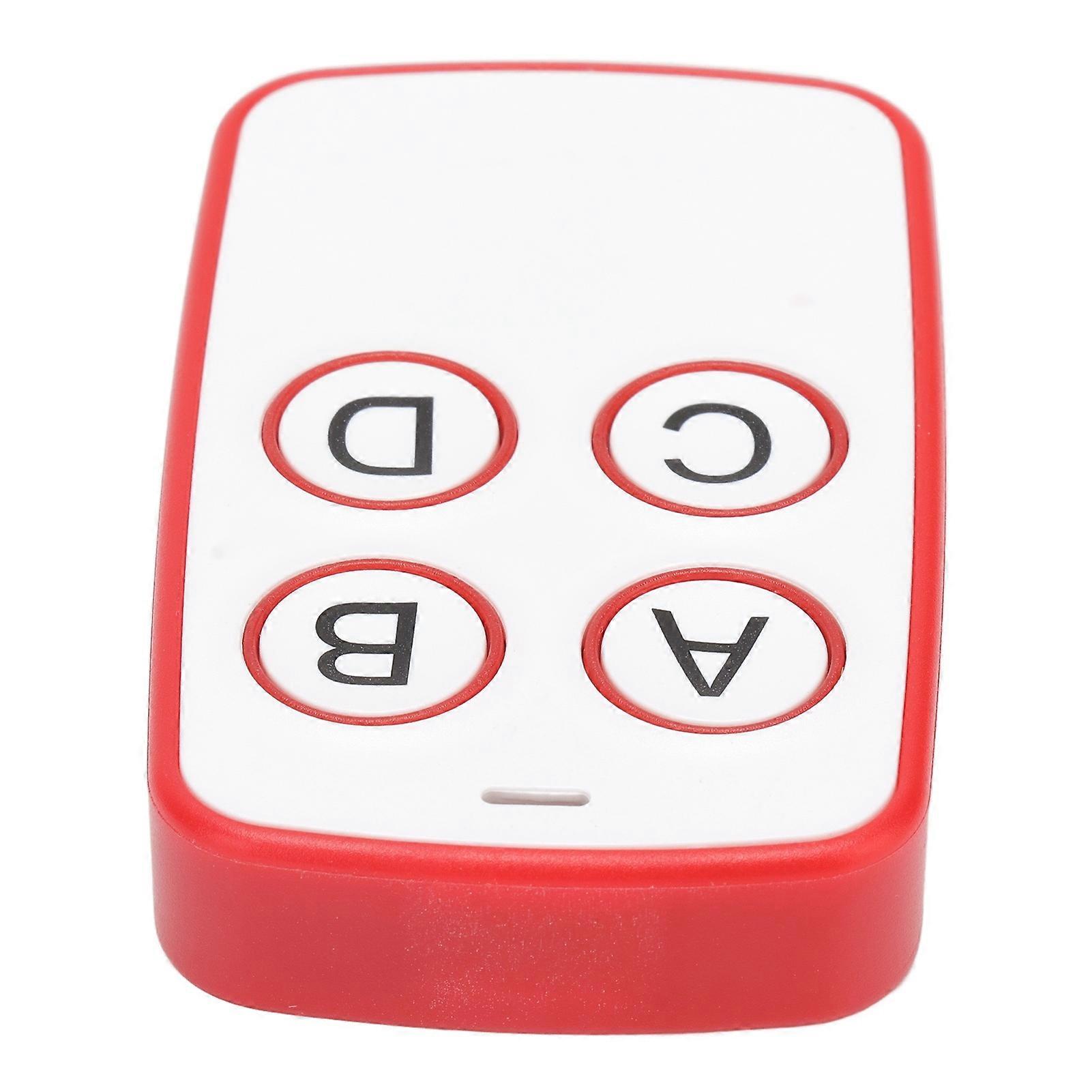 Cloning Key Fob Remote Control 4 Keys 315MHZ Wireless Universal for Office Garage Electric Rolling Gate Red