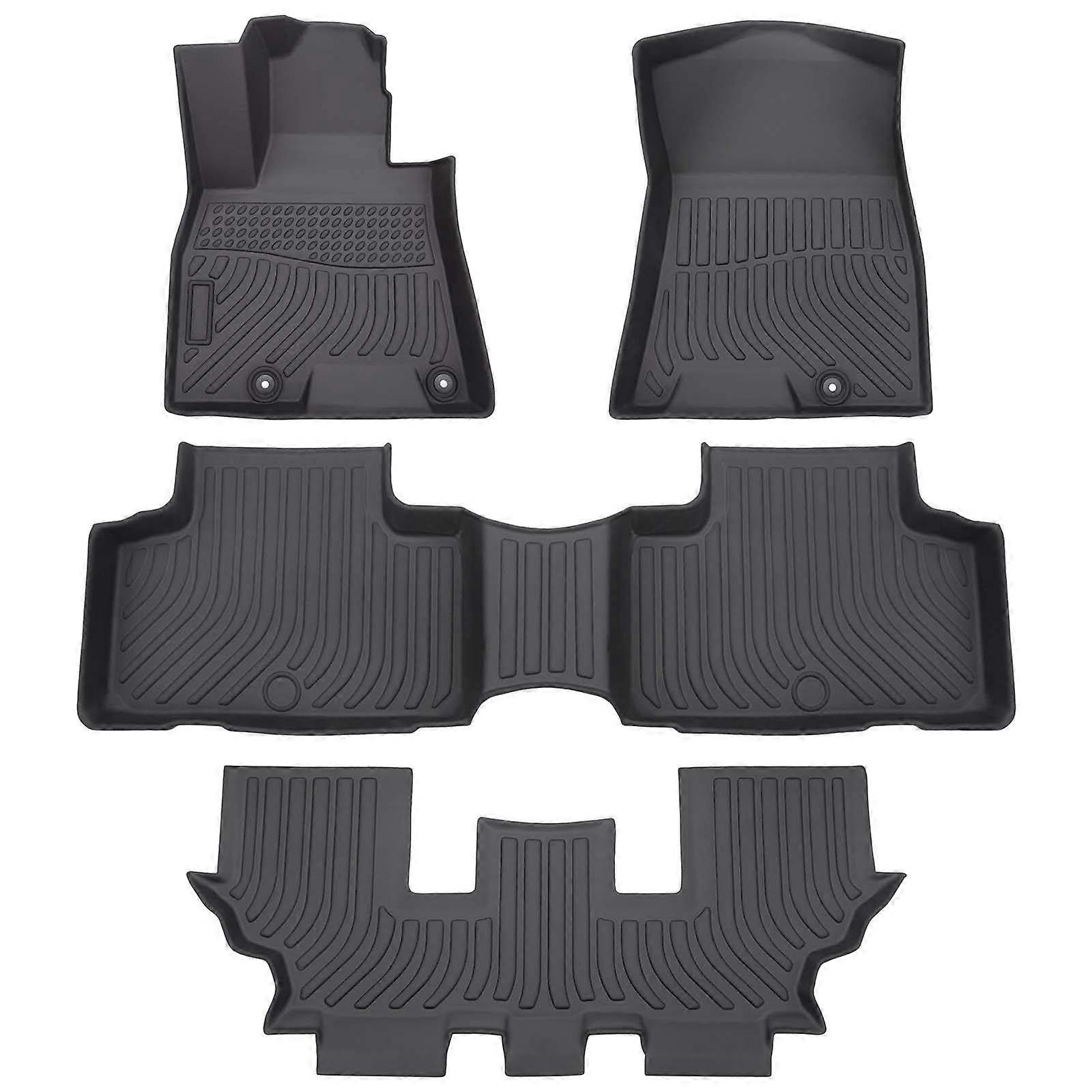 TPE Floor Mats for 2021-2022 Genesis GV80 7 Seat NO.4988