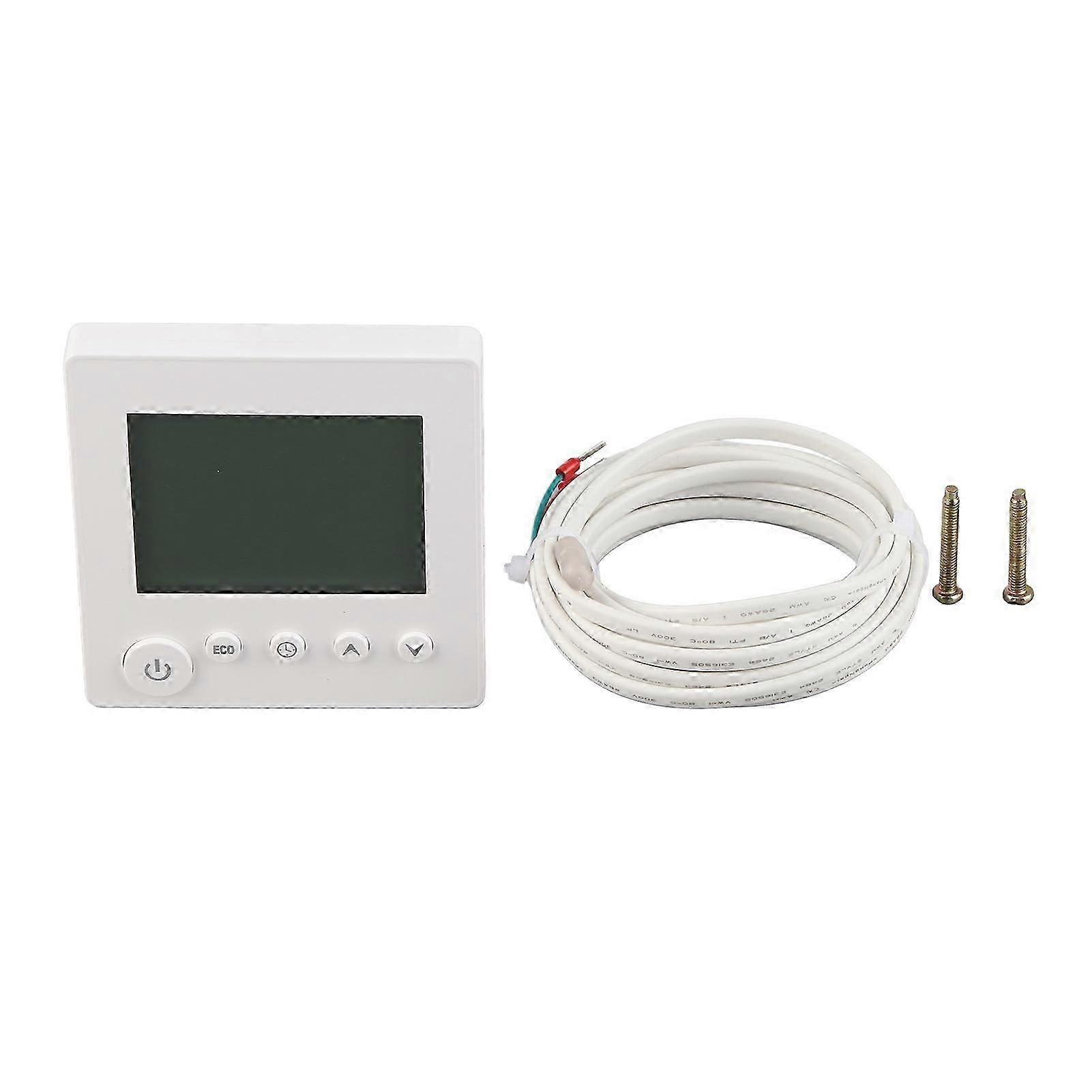 Smart Thermostat LCD Display Keypad AC 95240V 16A for Home Electric Heating Thermostat