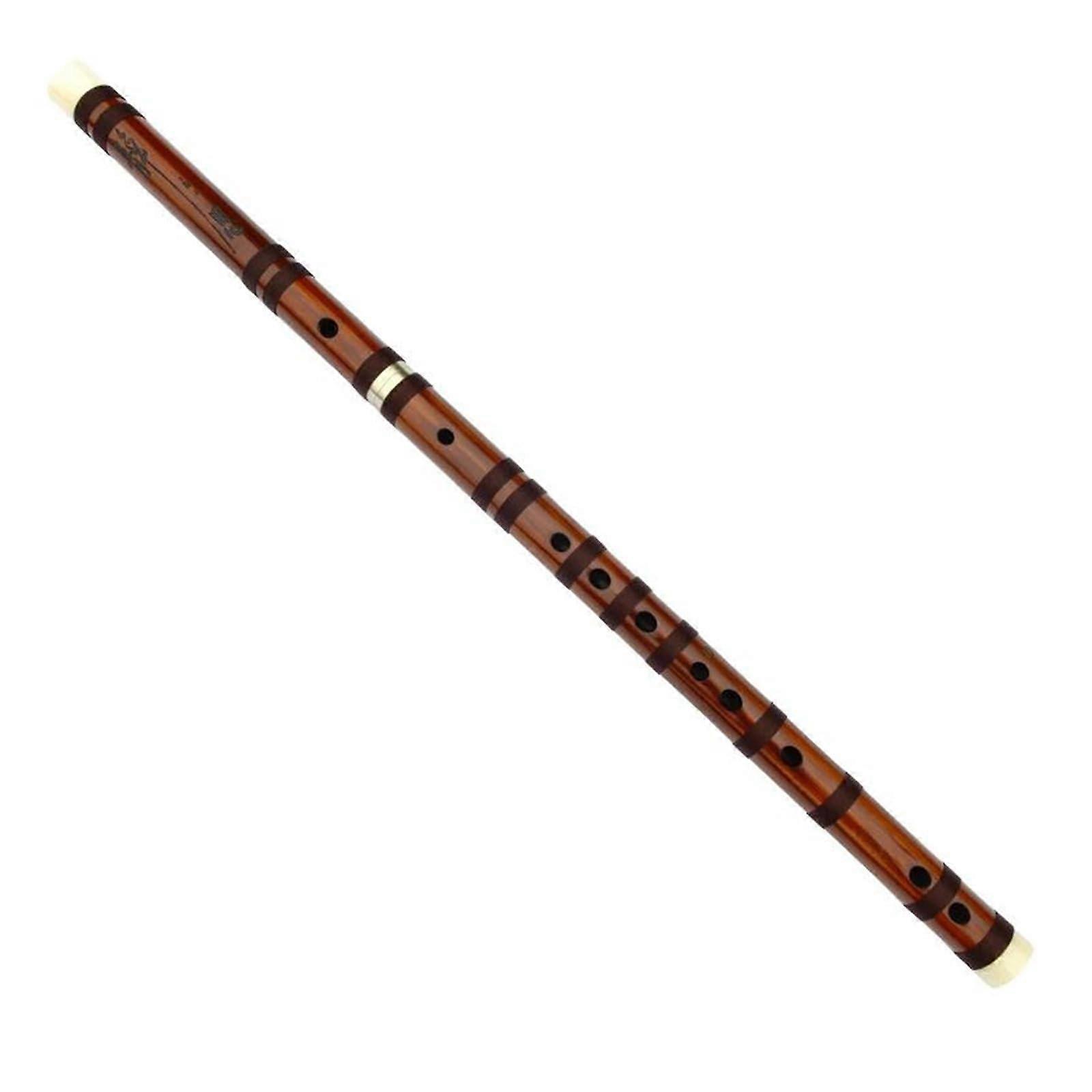 Bamboo Flute Bitter Bamboo Flute Professional Horizontal Blown Dizi Instrument (D)