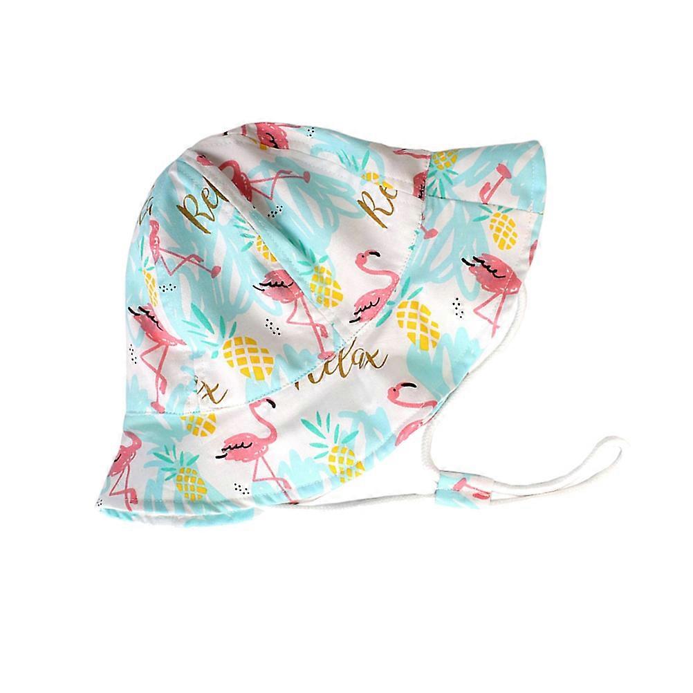 Summer Fisherman Cap Childrens Adjustable Design Protection 1Pack Blue