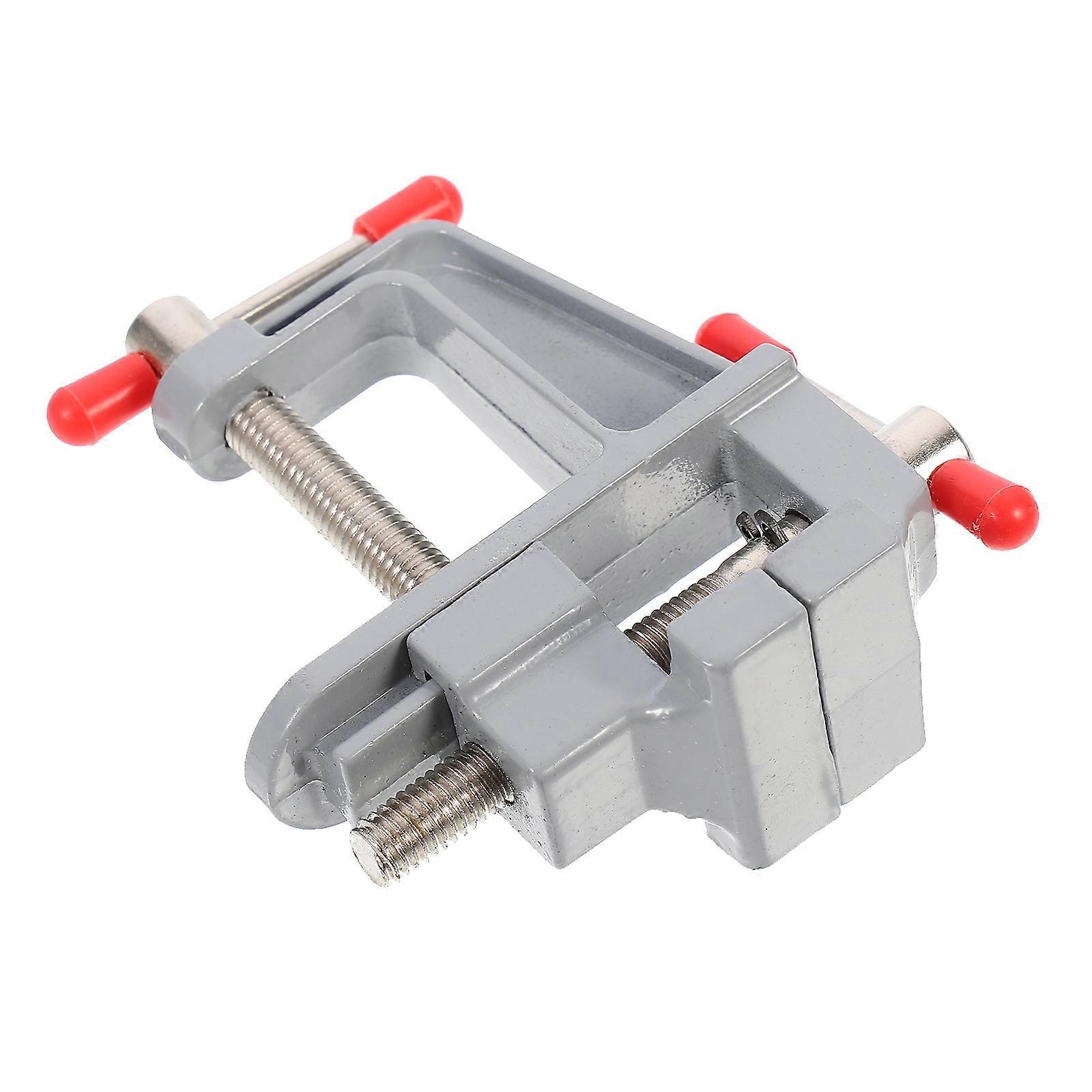 Portable Mini Table Clamp Made of Aluminum Alloy for Woodworker Grey Color Lightweight and Small