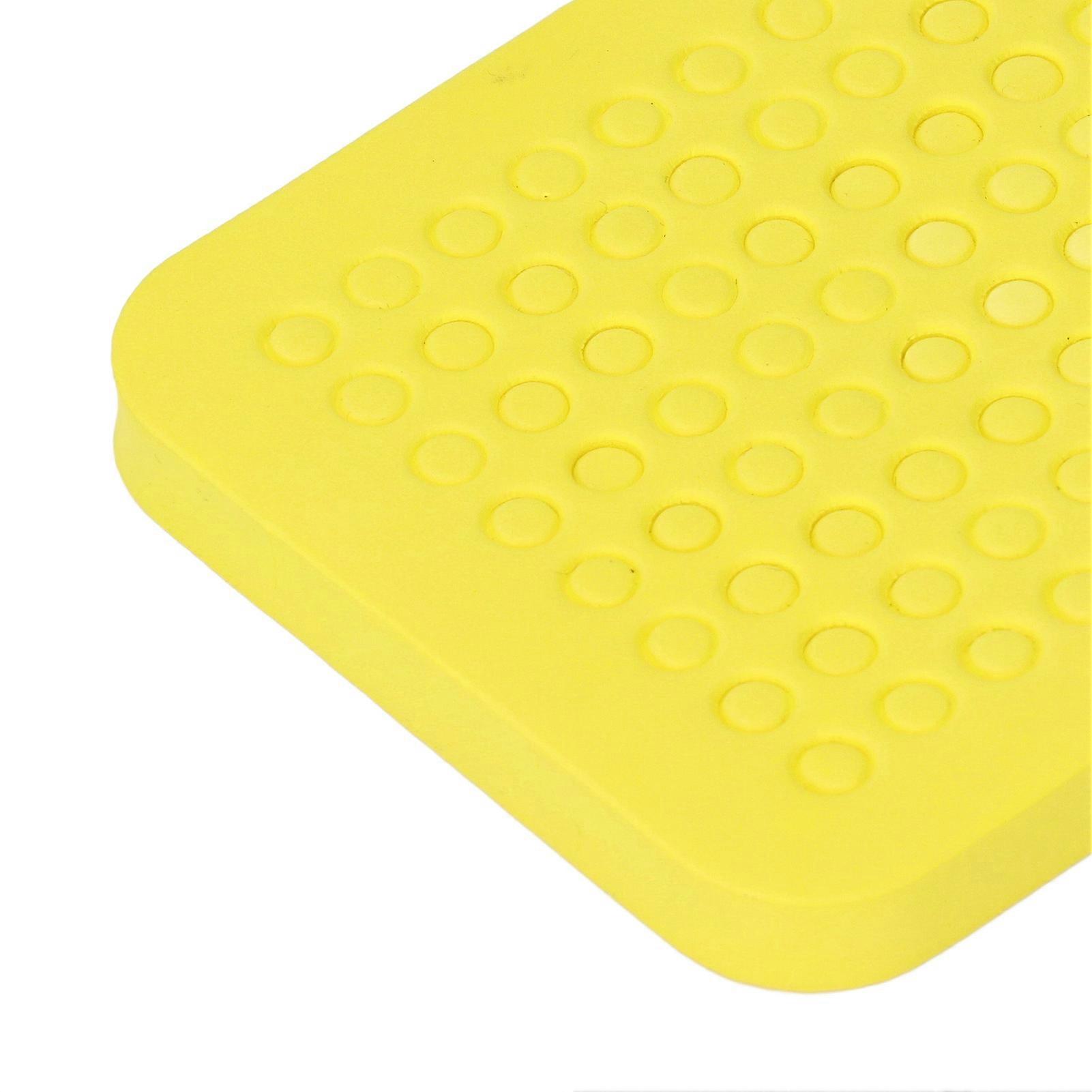 Foam Tube Rack Rectangle High Density Floating Foam Centrifuge Tube Holder for Laboratory Yellow Thickened 96 Hole 5 Pcs (for 0.5ml Centrifuge Tube)