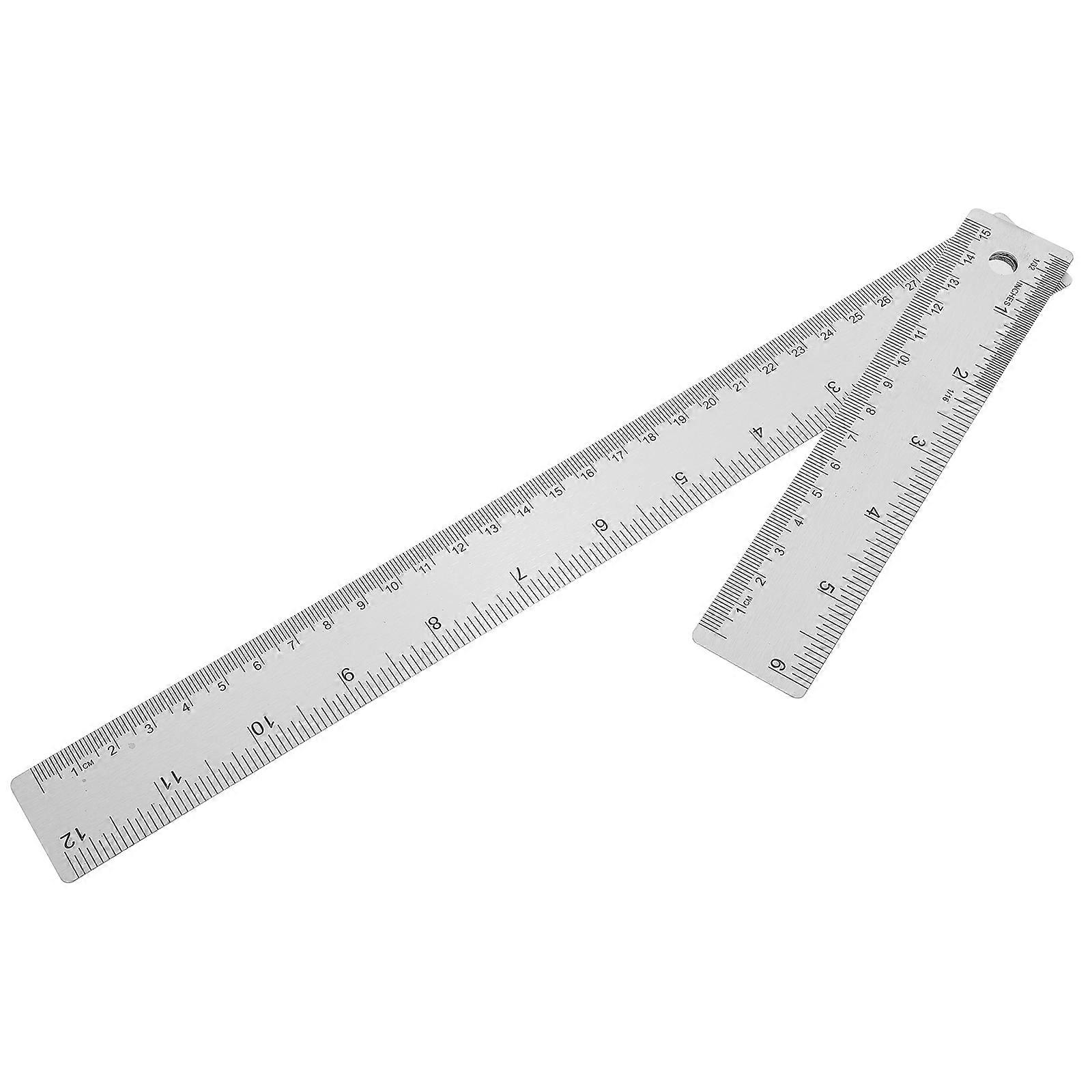 Drawing Ruler Tool Straight Edge Geometry Tool Students 31.00X3.20X0.20cm Measuring