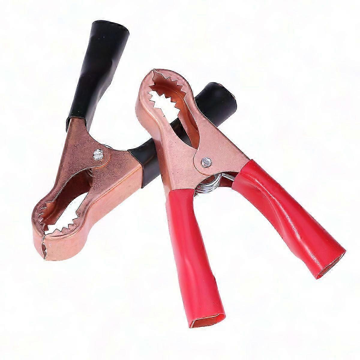 2 PCS Battery Clips with Teeth Secure Connection for Easy Charging