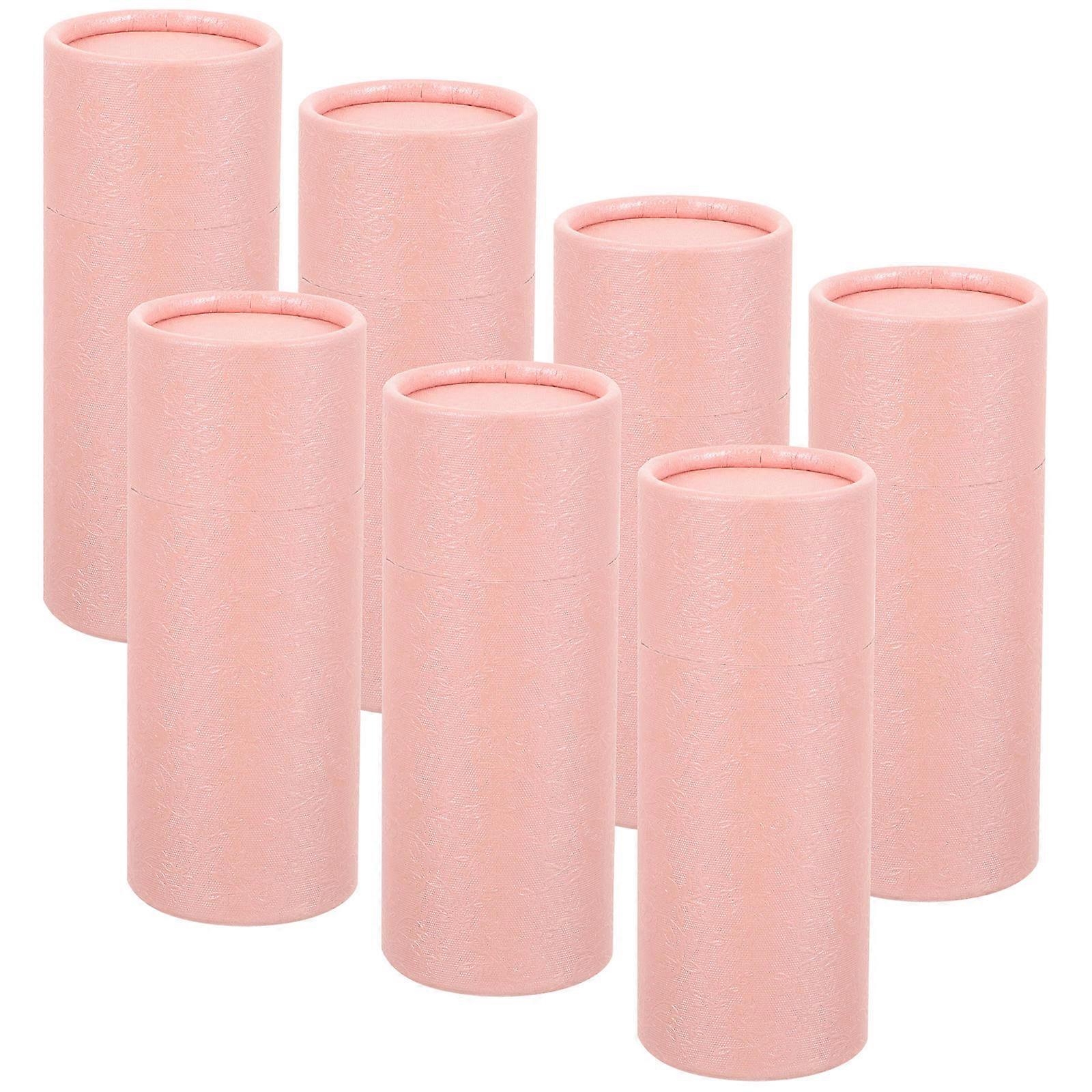 10pcs Essential Oil Bottle Packaging Boxes, Kraft Paper Storage Tubes with Lids for Tea Design and Organization