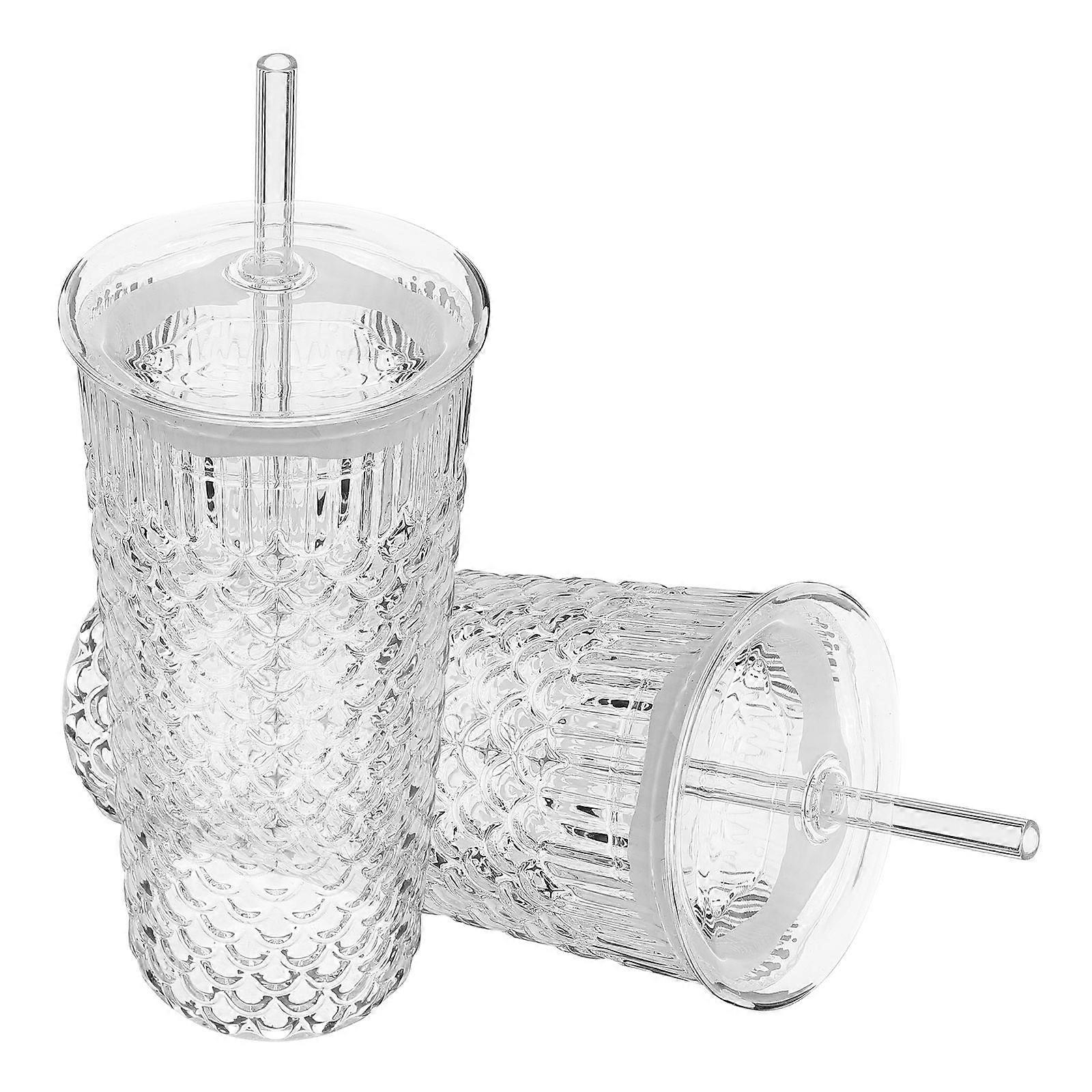 Drinking Cups With Lids Pattern All Users For Special Occasions 2Pcs