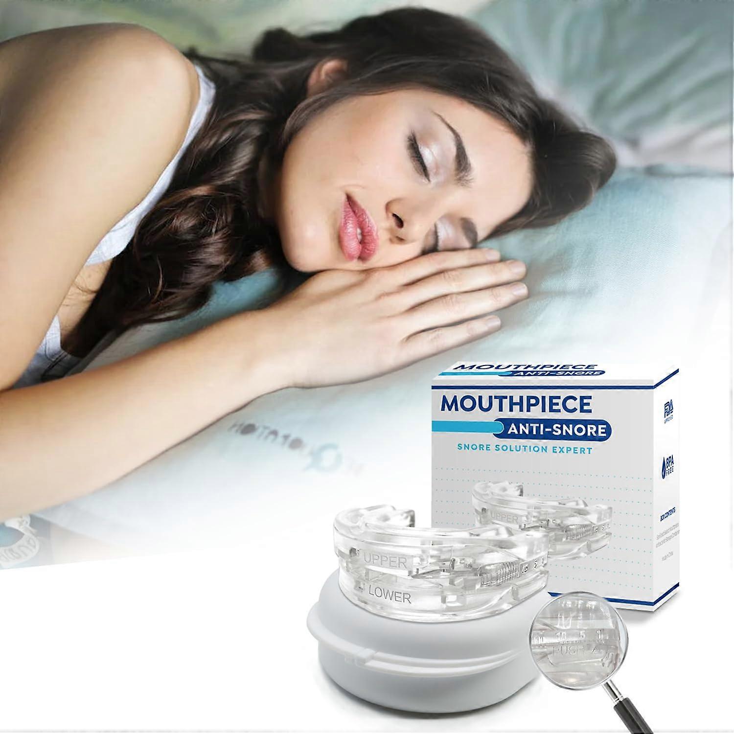 Mouth Guard for Snoring, 2024 Anti-Snoring Dental Device, Adjustable Fit, Comfortable Material, Nighttime Use