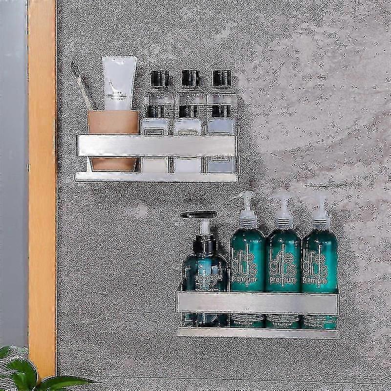 バスルームラックスティッキーシャワーオーガナイザーステンレススチール