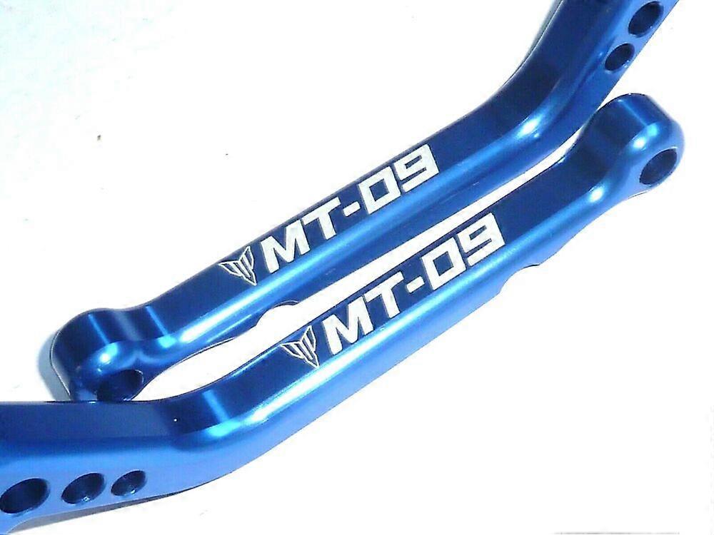 S’applique à YAMAHA MT-09 TRACER GT 2021-2022 FREIN + EMBRAYAGE LONGS LEVIERS BLEUS ROUTE PISTE