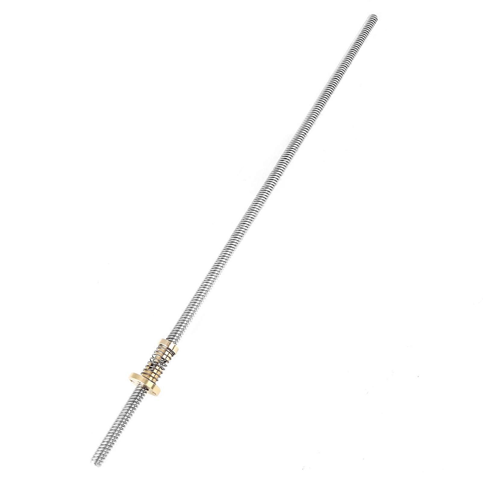 T8 Threaded Rod Lead Screw with Anti Backlash Spring Loaded Nut for 3D Printer (400mm)