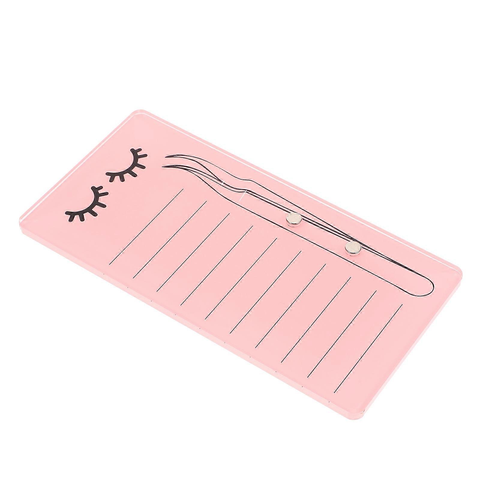 Lash Display Board Eyelash Grafting Tool For Beginners 15x7.5x0.3cm Black Personal Use 1Pcs