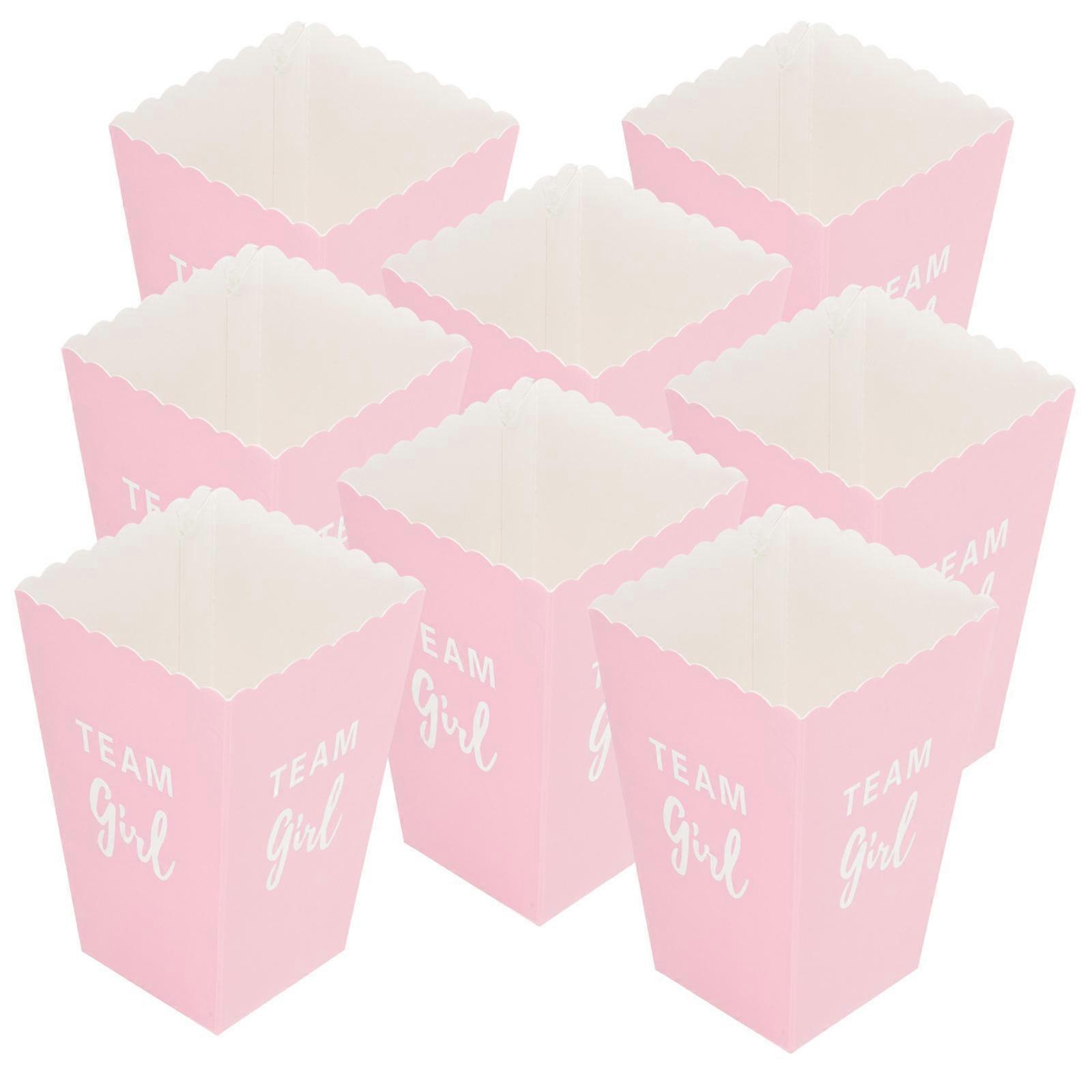 20pcs Gender Reveal Paper Popcorn Boxes Popcorn Containers Small Popcorn Boxes