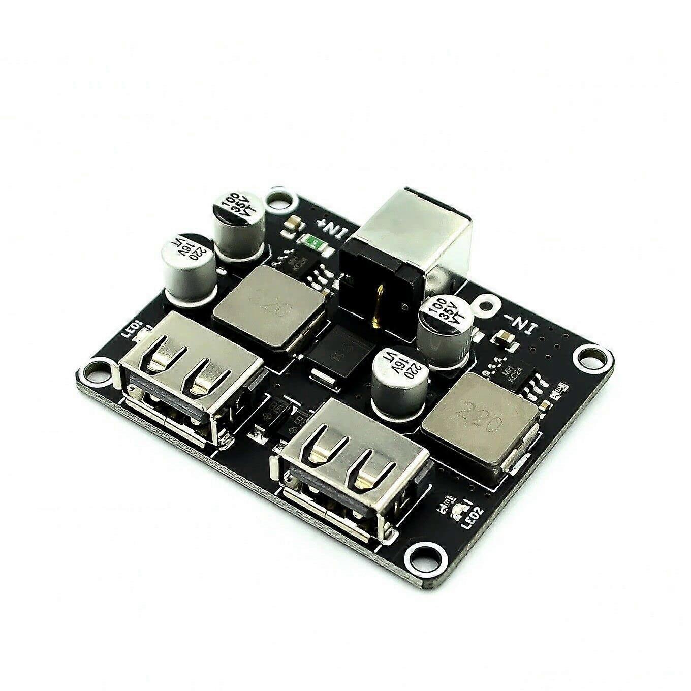 DC-DC Step Down Buck Converter QC3.0 QC2.0 Compatible Charging Circuit Module 6V-32V Input DIY