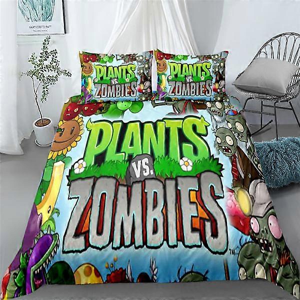 Plants vs. Zombies 3D digitally printed bedding set 135*200
