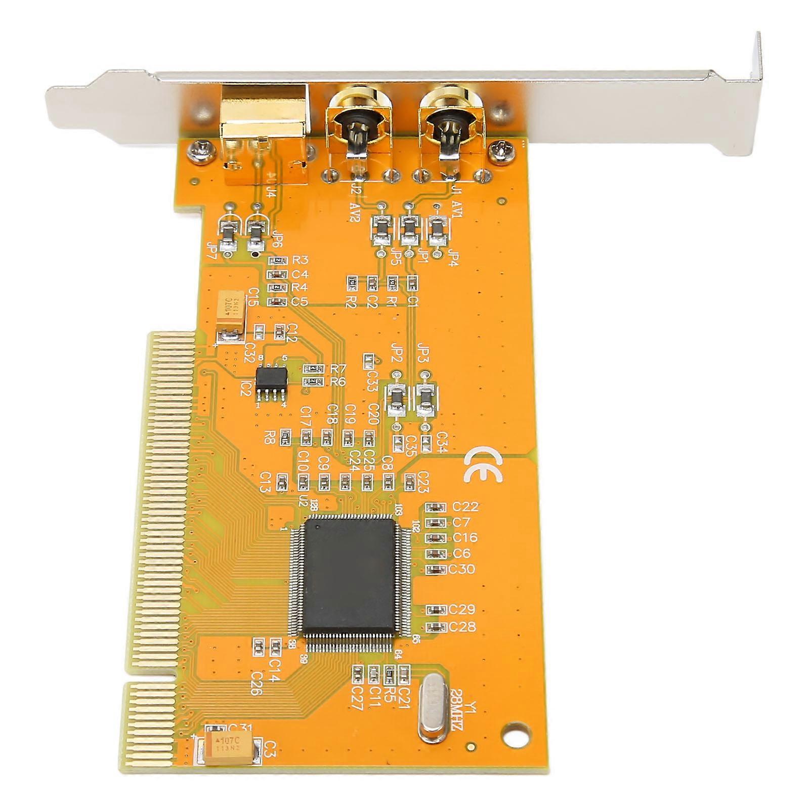 PCI Express Capture Card 640x480 Resolution Clear Picture Quality Plug and Play PCIe Capture Card for Windows for TV 