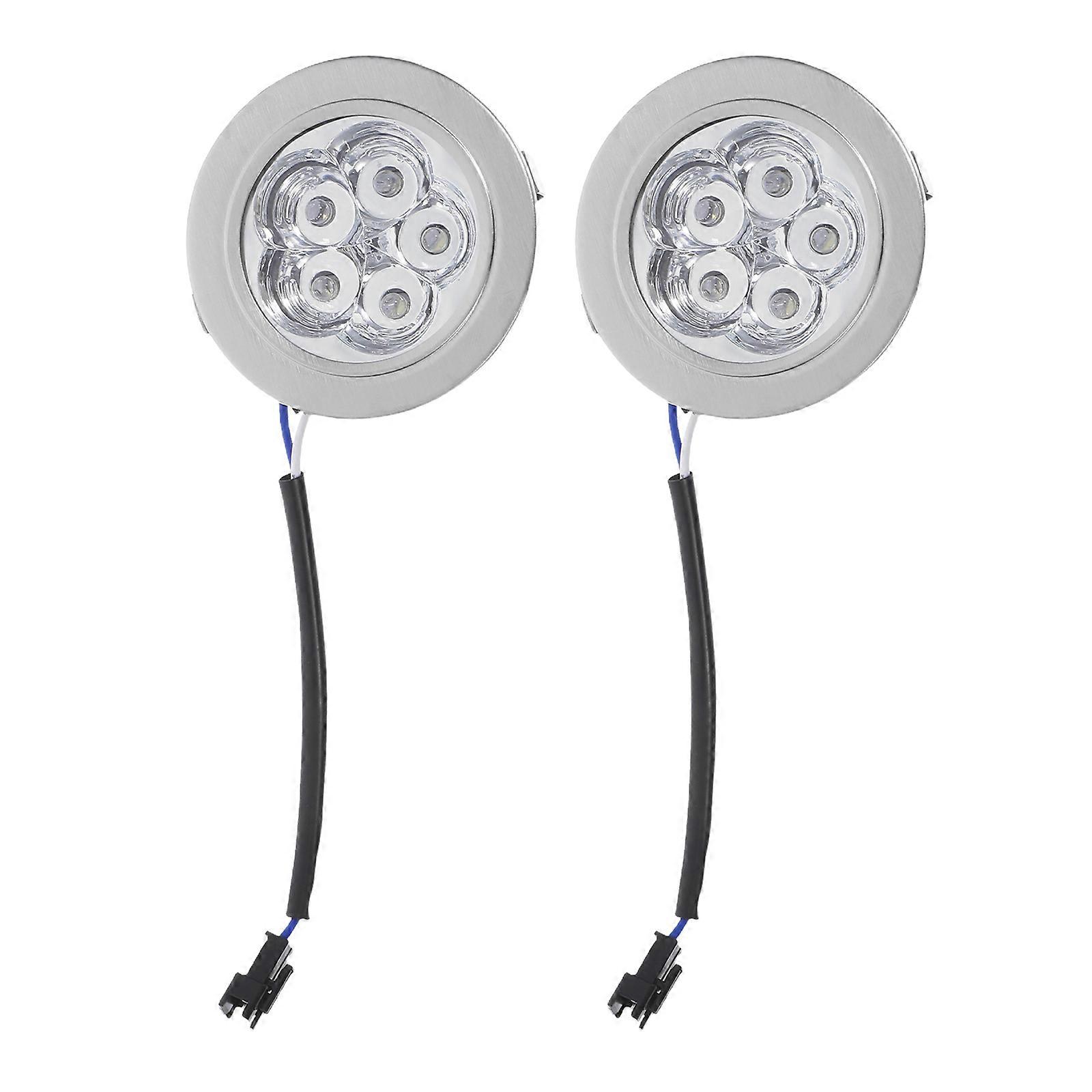 LED Kitchen Range Hood Light Bulb Replacement with High Brightness and Low Energy Consumption Silver 2pcs