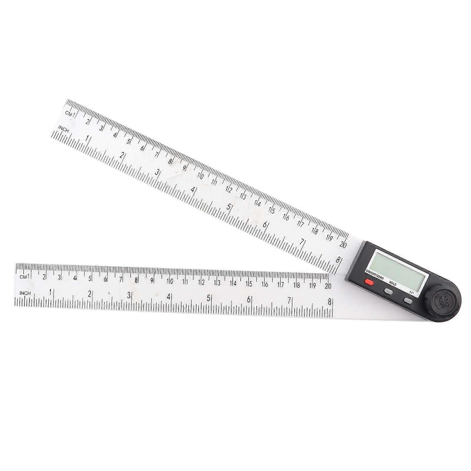 Digital Protractor Angle Ruler Finder Measuring Tool Digital Display Plastic Goniometer ZX PD290 for Construction Workshop Woodworking