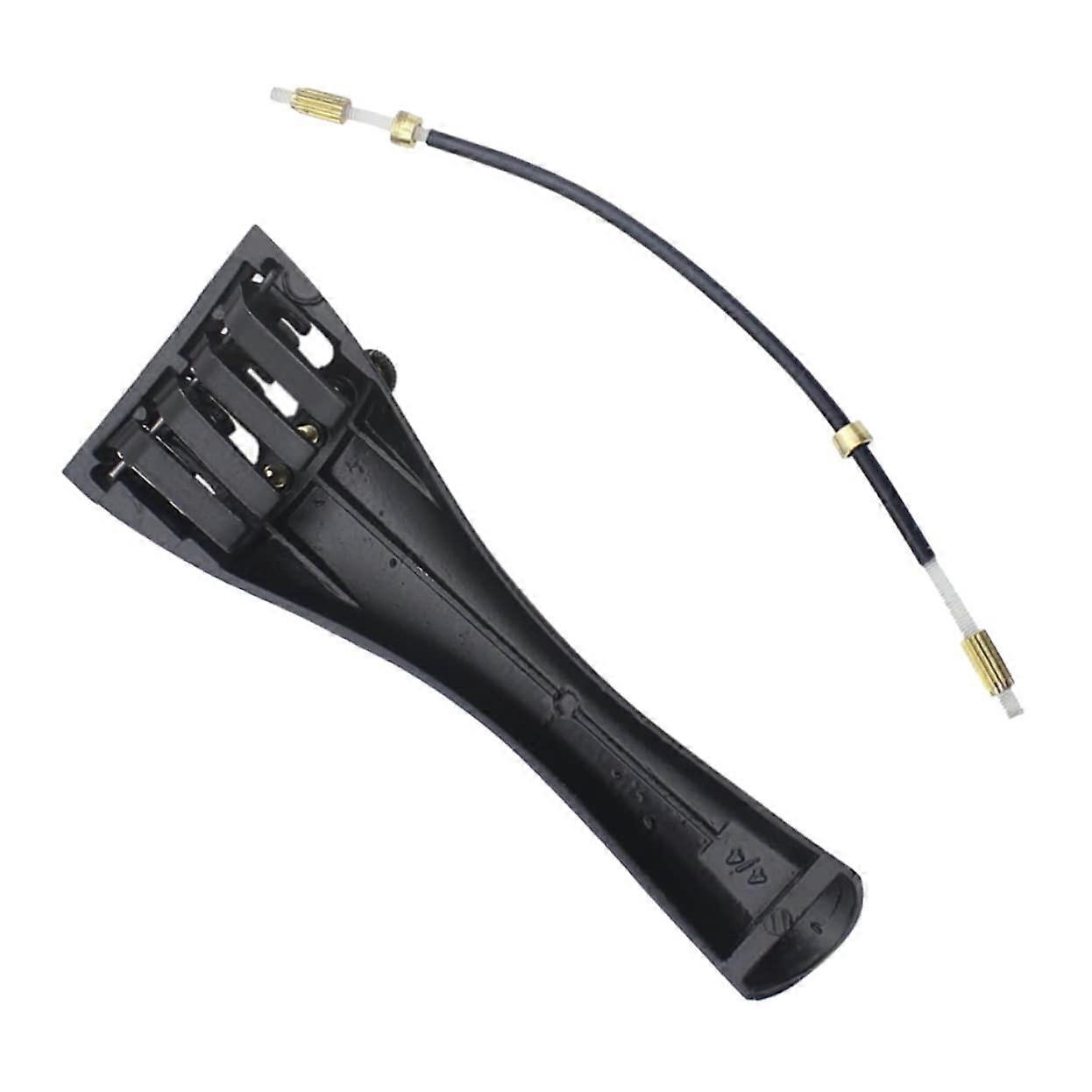 Musical Instrument Part Violin Tailpiece 4/4 Size Aluminium Alloy Fine Tuner for Violin