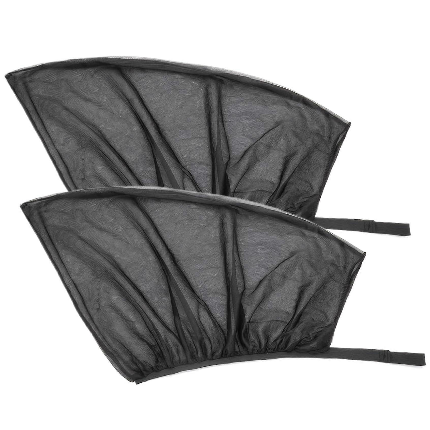 Side Window, Car Window Screens, 2 Pieces, Breathable Car Window Tones for Front Windows, Stretchy Car Sun Shade, Adjustable