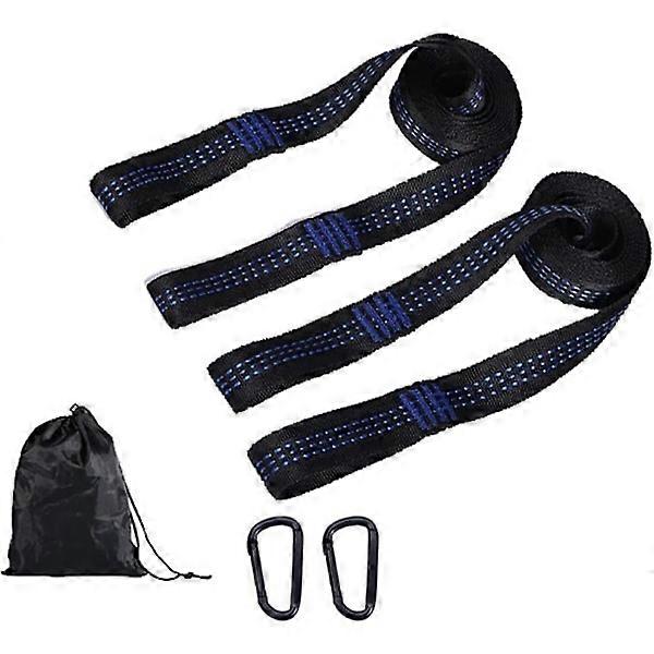Set of 2 pcs 2 m Hammock Straps, Hanging Chair, Hammock Suspension Equipment for Camping