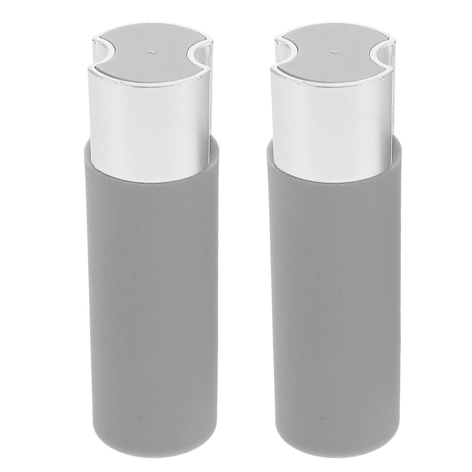 Weighted Pull String Pendants for Blinds Grey Plastic Curtain Accessories with Windproof Design, Easy Installation for Vertical & Roller Blinds,