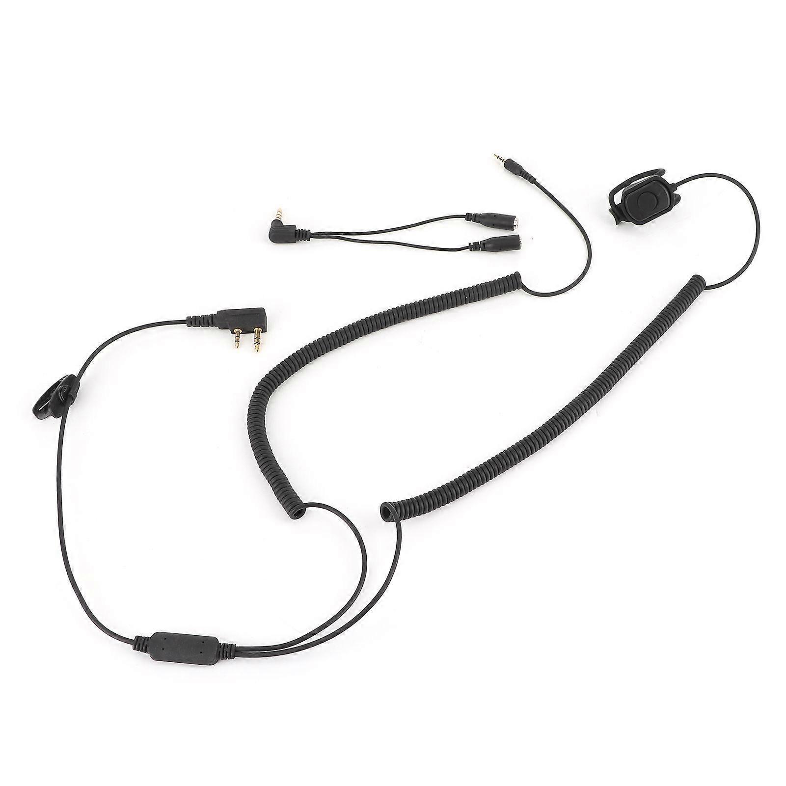 walkie talkie helmet bluetooth k wire riding accessory 1 in 2 out