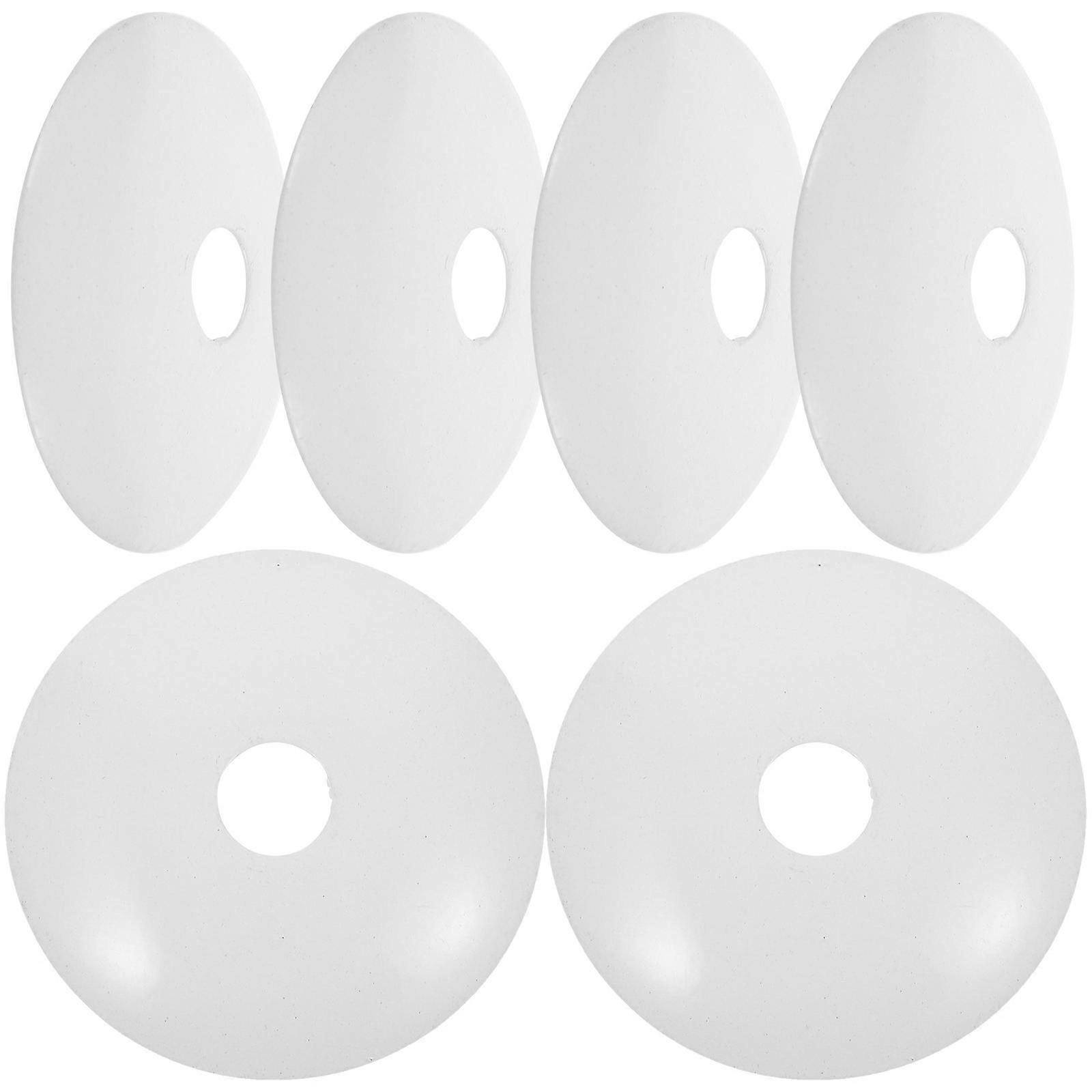 Ceiling Light Canopy Kit 60mm Chandelier Ceiling Plate For Lighting Fixtures Round Metal Protect Light Bulbs 6Pcs