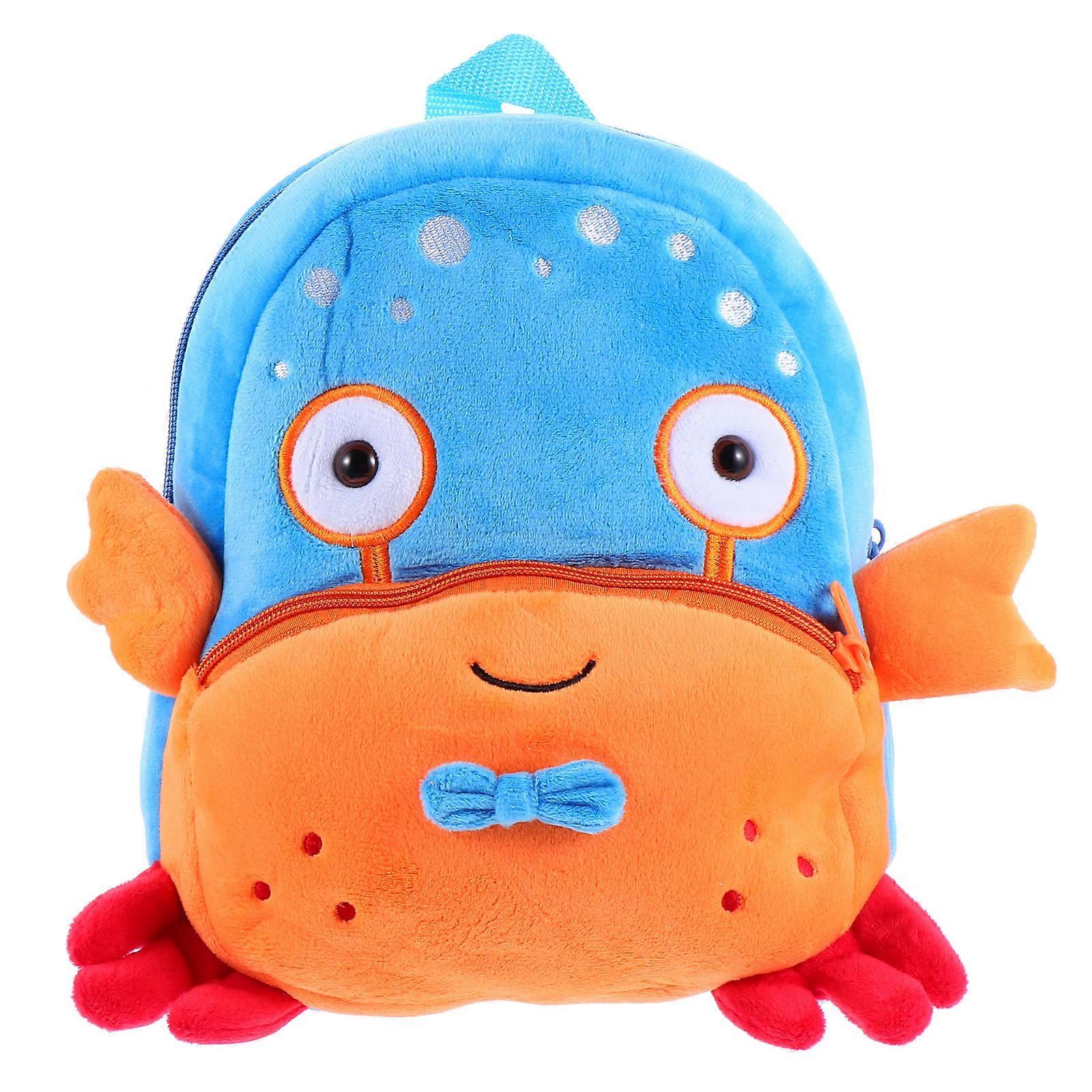 Preschool Backpack, Comfortable Plush Fabric for Children, Large Capacity Storage