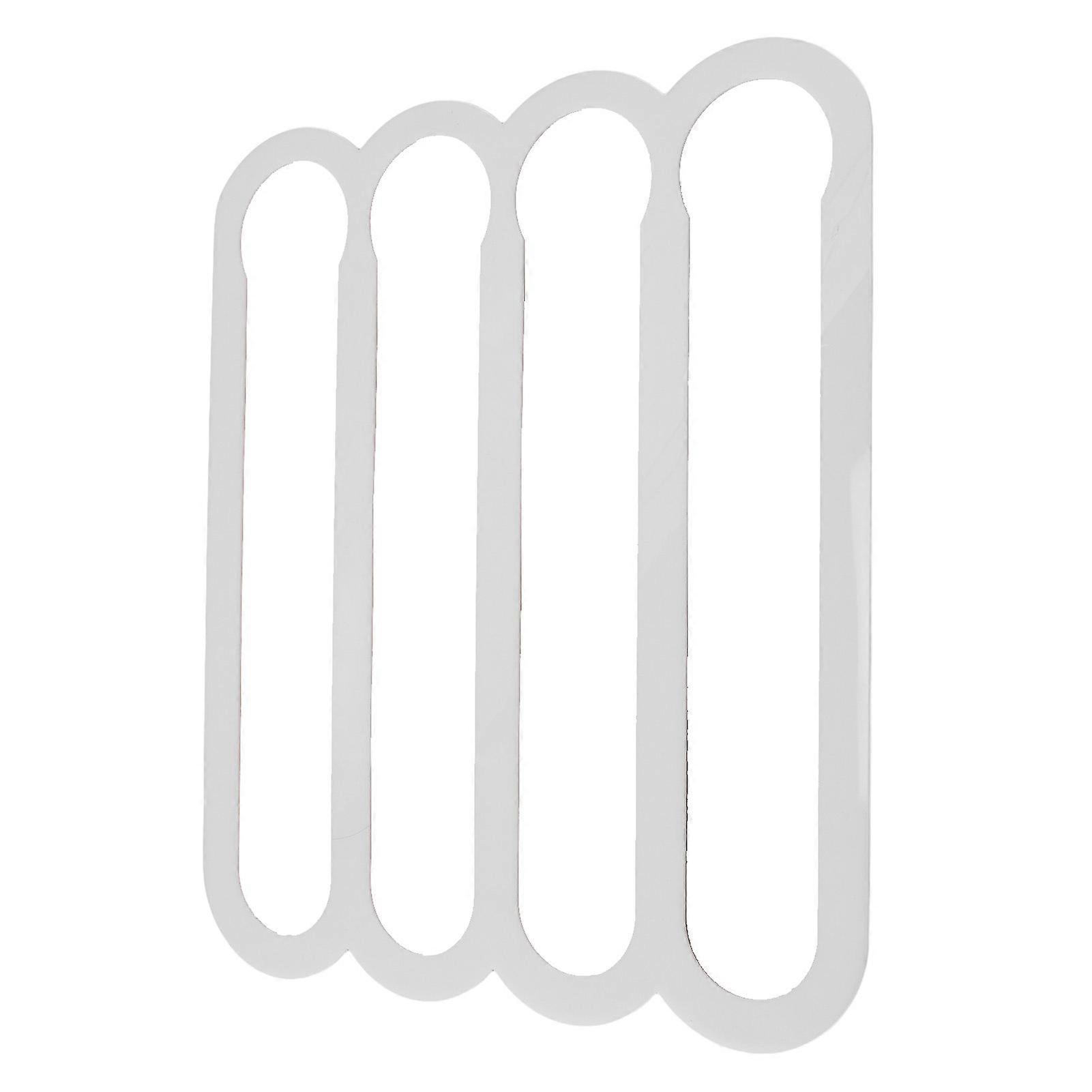 Wall Capsule Holder Compatible For VertuoLine Capsule Pods Vertically Horizontally Mounted Coffee Capsule Rack Storage White