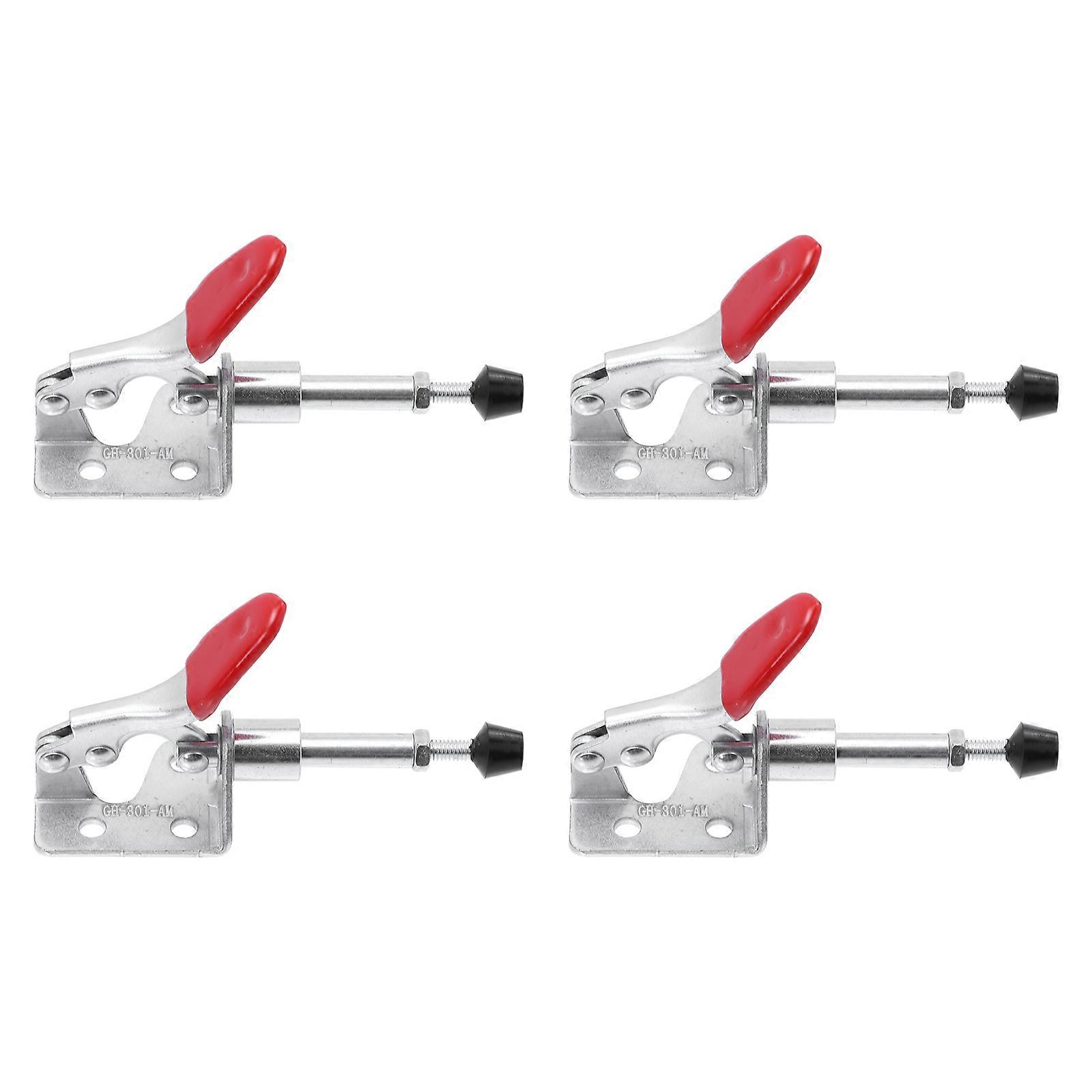Red Toggle Clamps for Home Use Durable Iron Material Quick Pieces