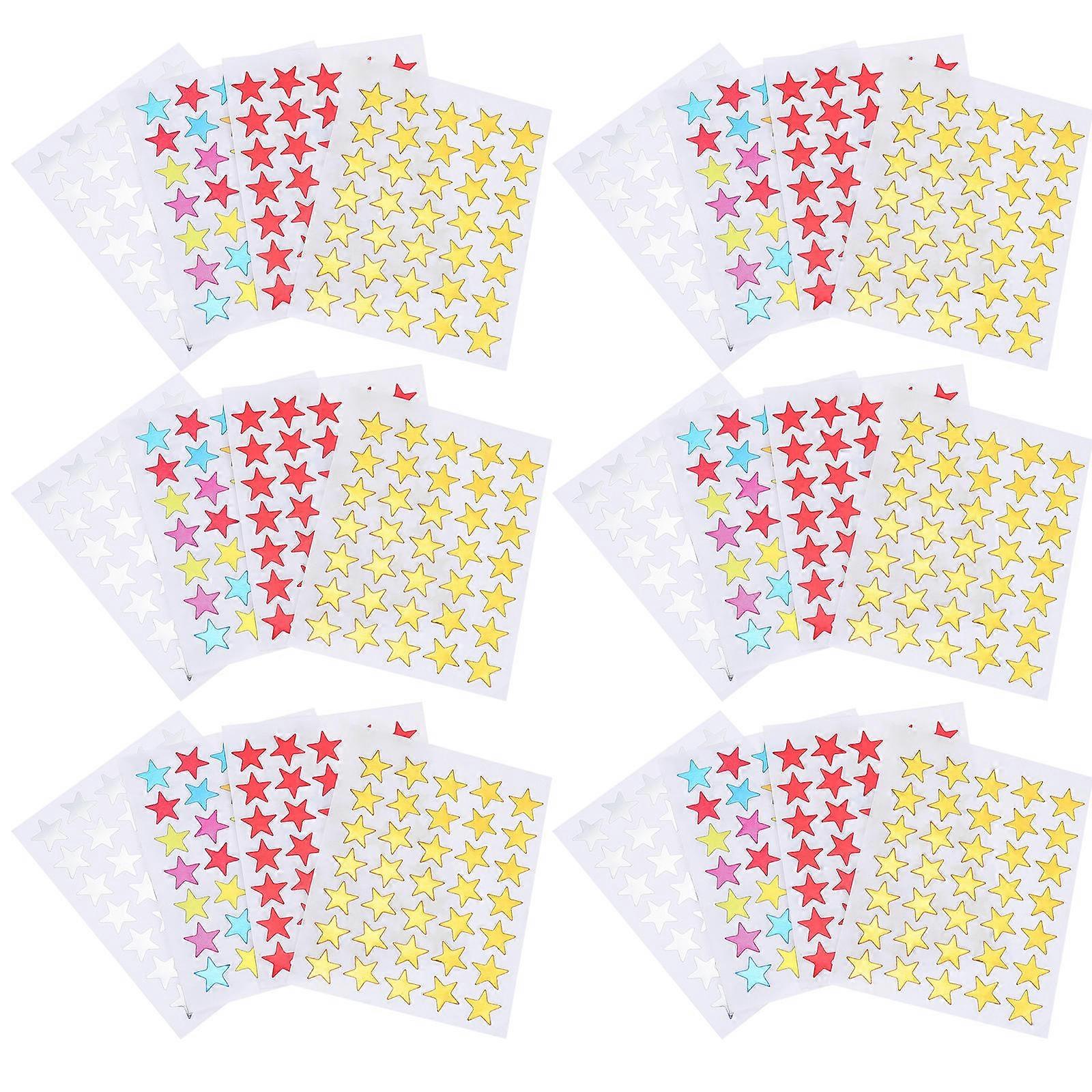 Adhesive Star-Shaped Stickers 40Pcs For Children Reward Decoration At Home School Or Office