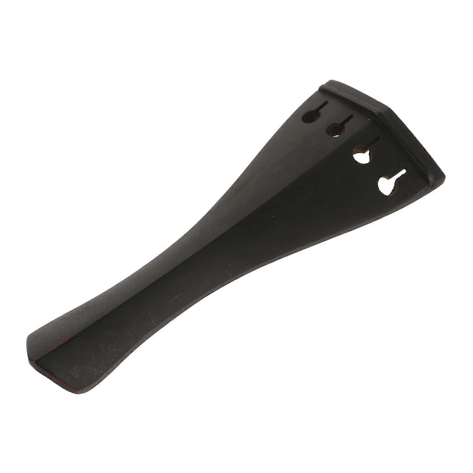 Durable Wooden Violin Tailpiece with Comfortable Grip for Enhanced Sound Quality and Improved Performance