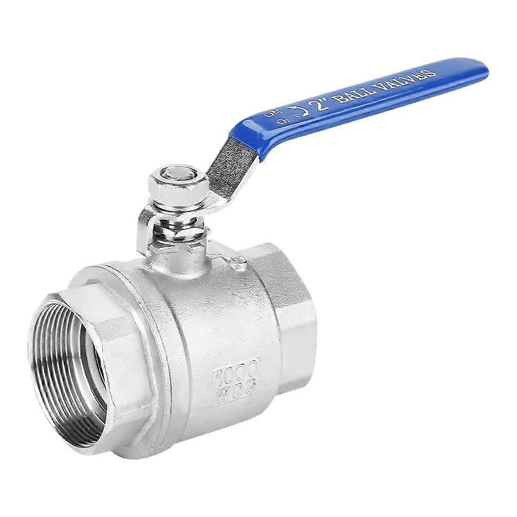 Ball Valve with Internal Thread 2'
Ball Valve with Internal Thread Made of Stainless Steel 304
Full Port 2' DN50 1000 WOG