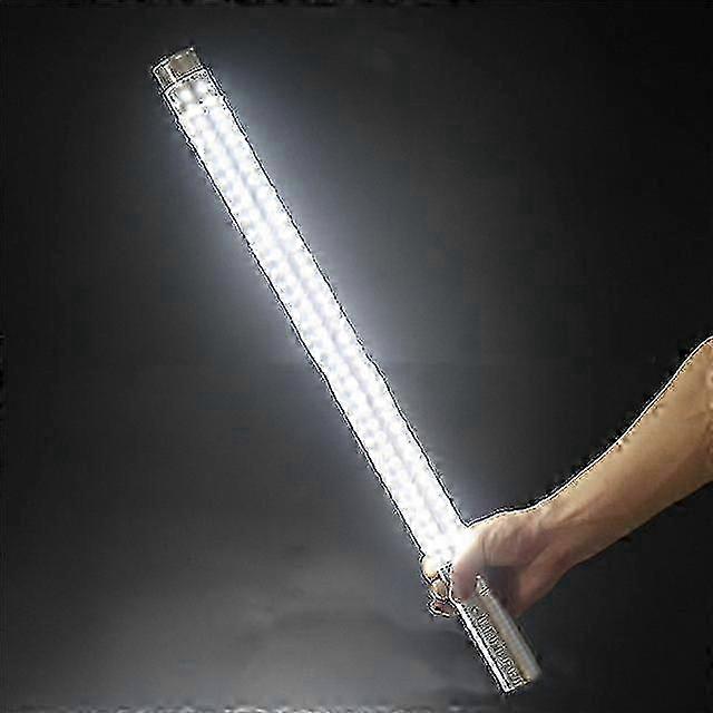 Επαναφορτιζόμενη μπάρα αλουμινίου LED με φλας LED, σπινθήρες για μπουκάλια σαμπάνιας, ραβδί χορού, για μπαρ 2025