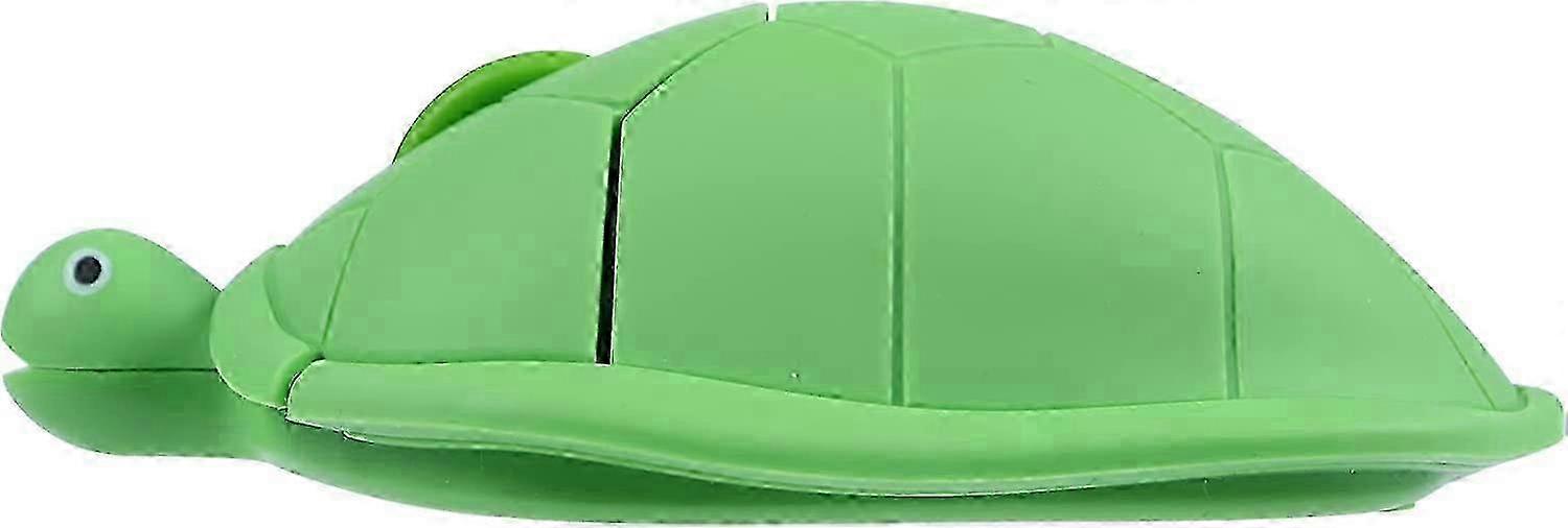 Turtle Shaped Wireless Mouse Ergonomic Optical USB Mouse for Computer Laptop Green Cute Animal Design