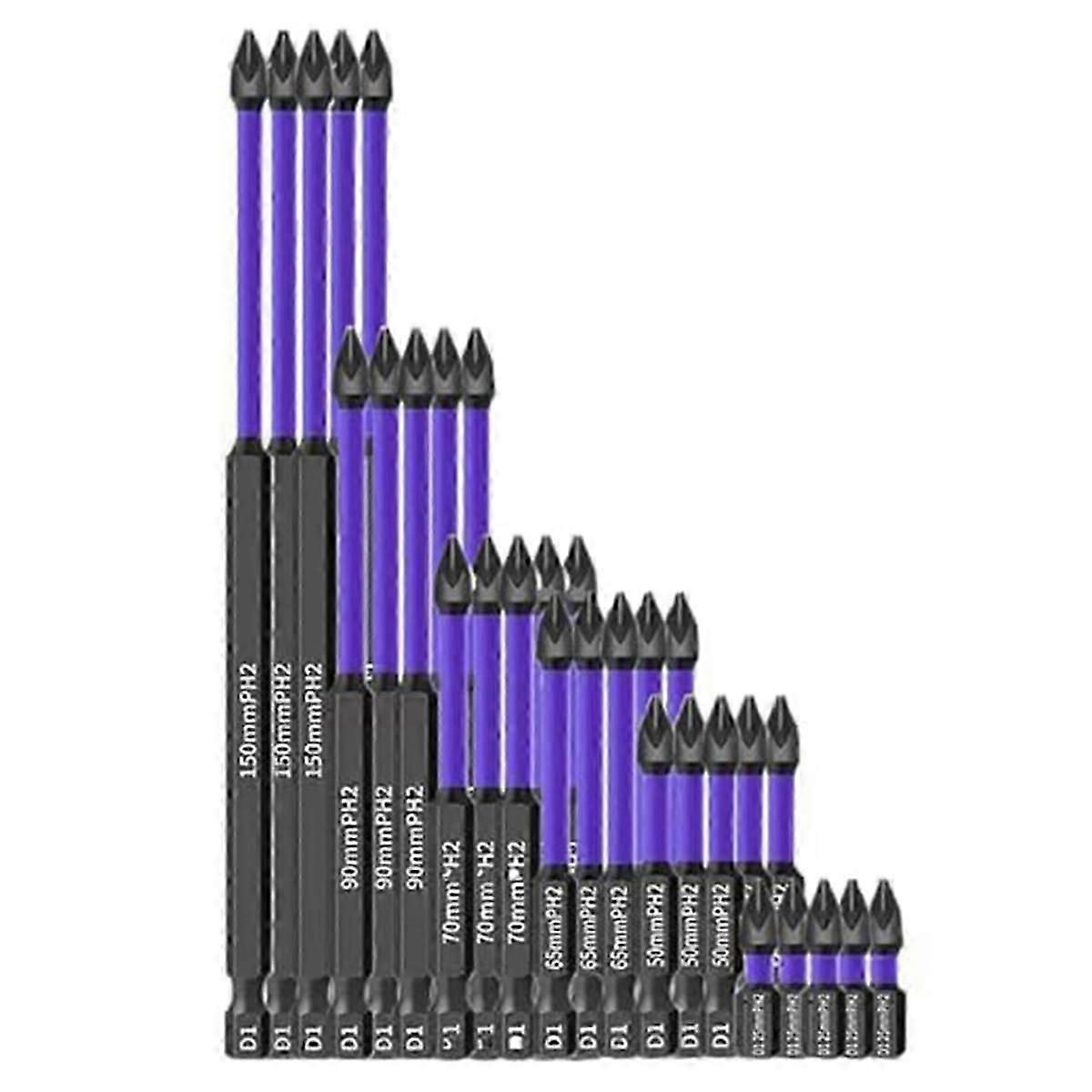 D1 Anti- and Shock-Proof Bits with Screwdriver Bits