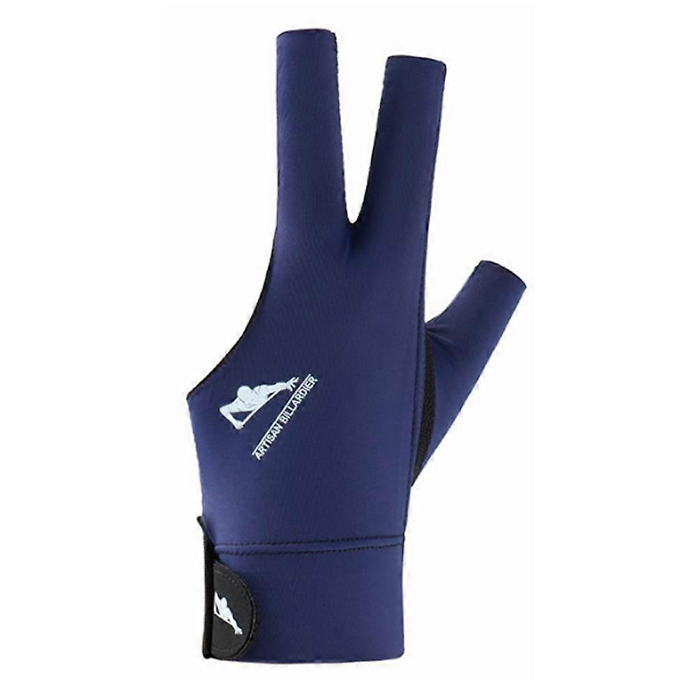 Left Hand Billiards Glove Three Finger Open Design Anti Slip Breathable Fabric Enhanced Control For Pool Players
