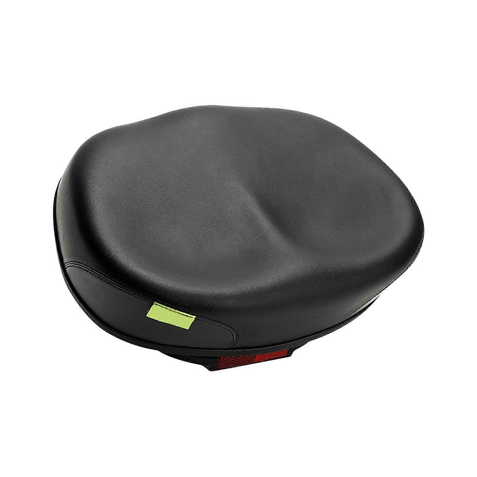 Comfortable Noseless Saddle for Men and Women, Reflective Replacement Seat, Ergonomic Design, Universal Fit