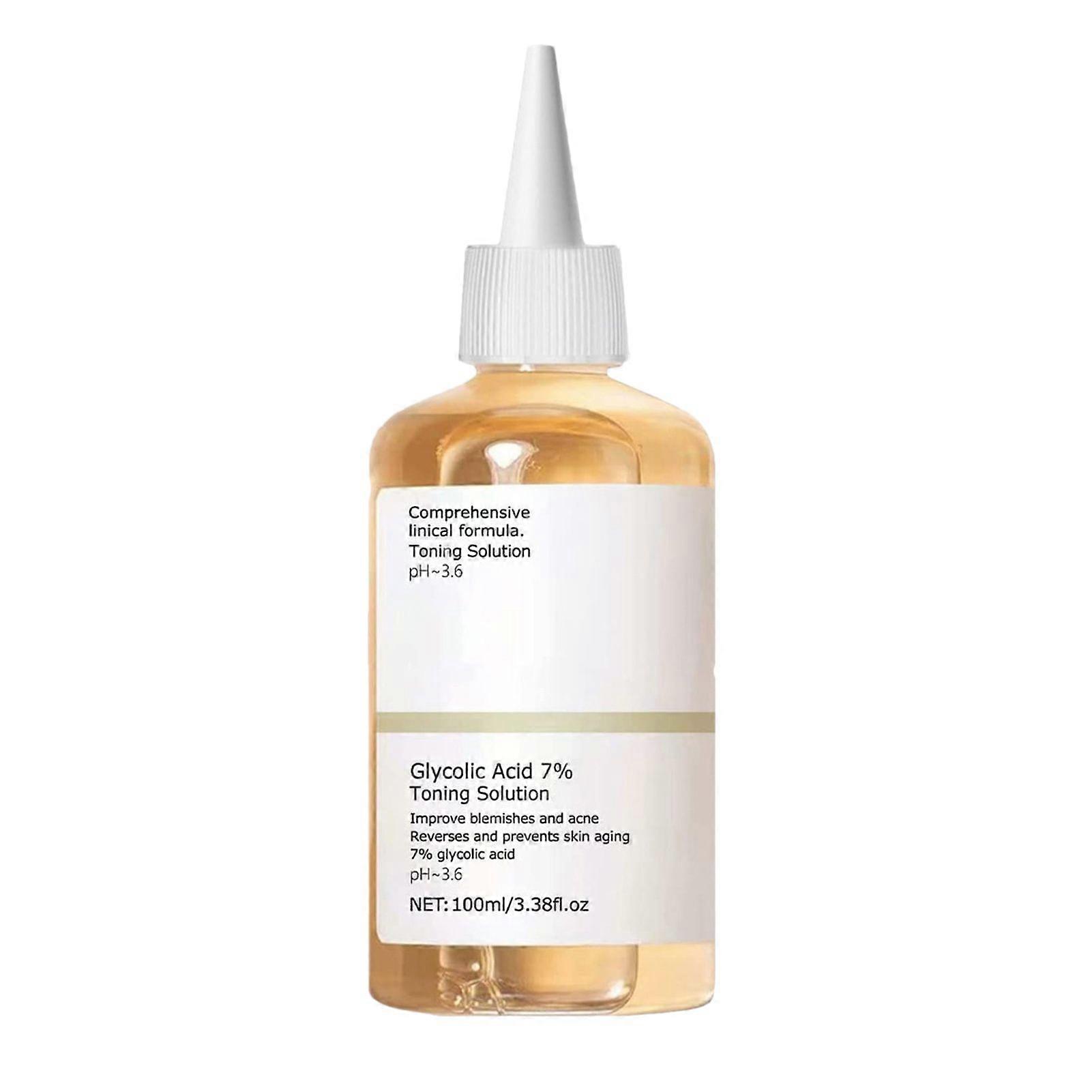7% Glycolic Acid Toner, 240ml, Τονωτική λοσιόν ήπιου γλυκολικού οξέος, καθαρίζει την ακμή, ξεθωριάζει την ακμή, Fruit Acid Essence, Συνηθισμένη αφαίρεση ακμής