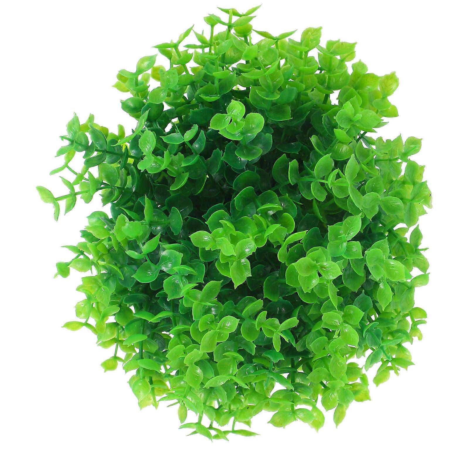 Green Plastic Hanging Topiary Ball for Decoration No Watering Required Maintains Perfect Shape