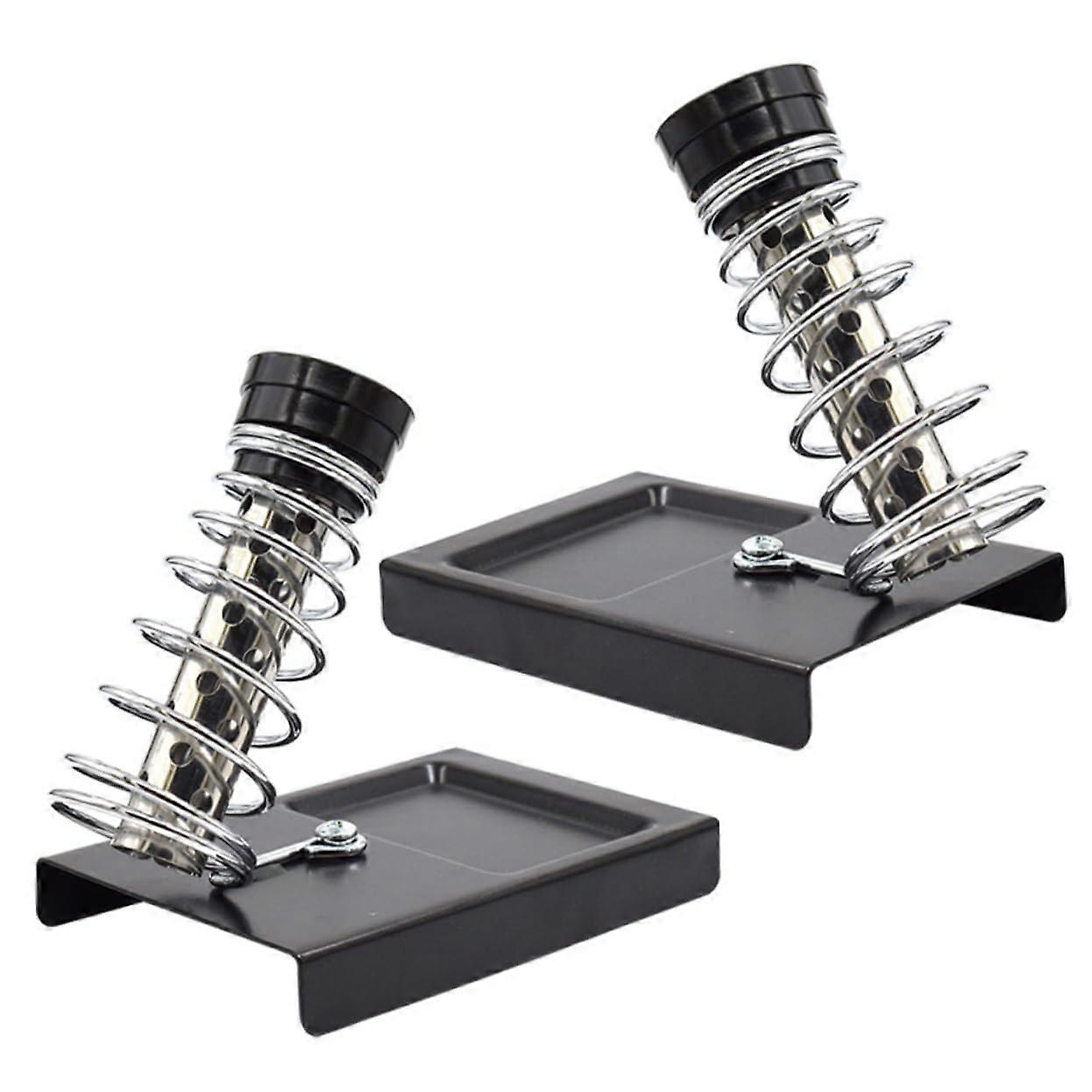 Soldering Iron Holder Stand Heavy Duty 2-Piece Spring Support Base Compatible With Other Brands
