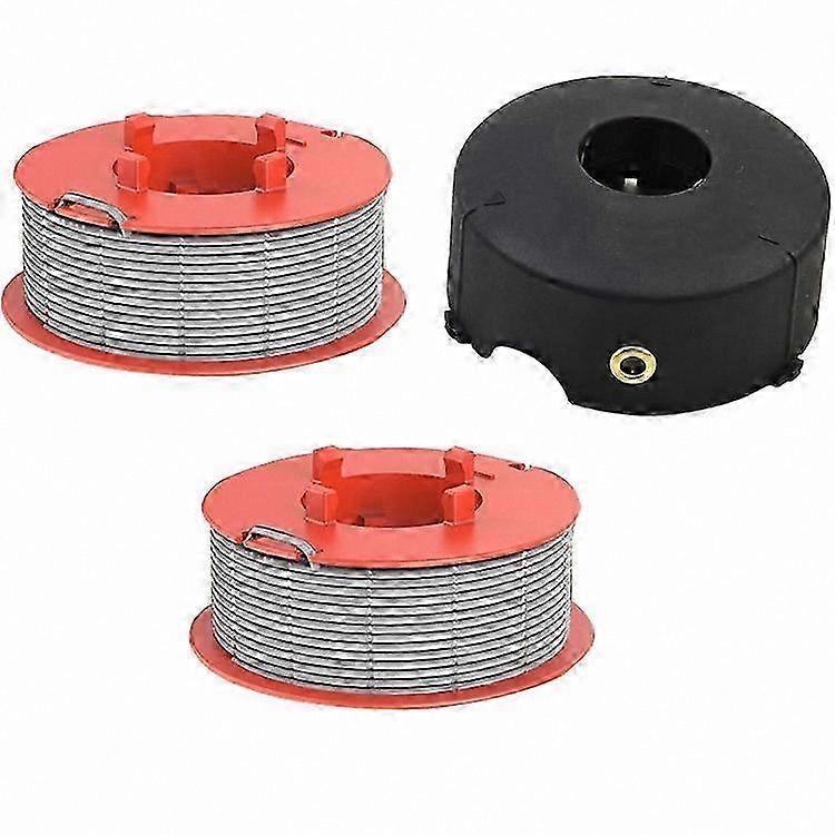 Replacement Kit for ART 23/26 COMBITRIM Mowers with 2 Thread Reels and 1 Spool Cap, Fits Models F016800175 & F016L71088